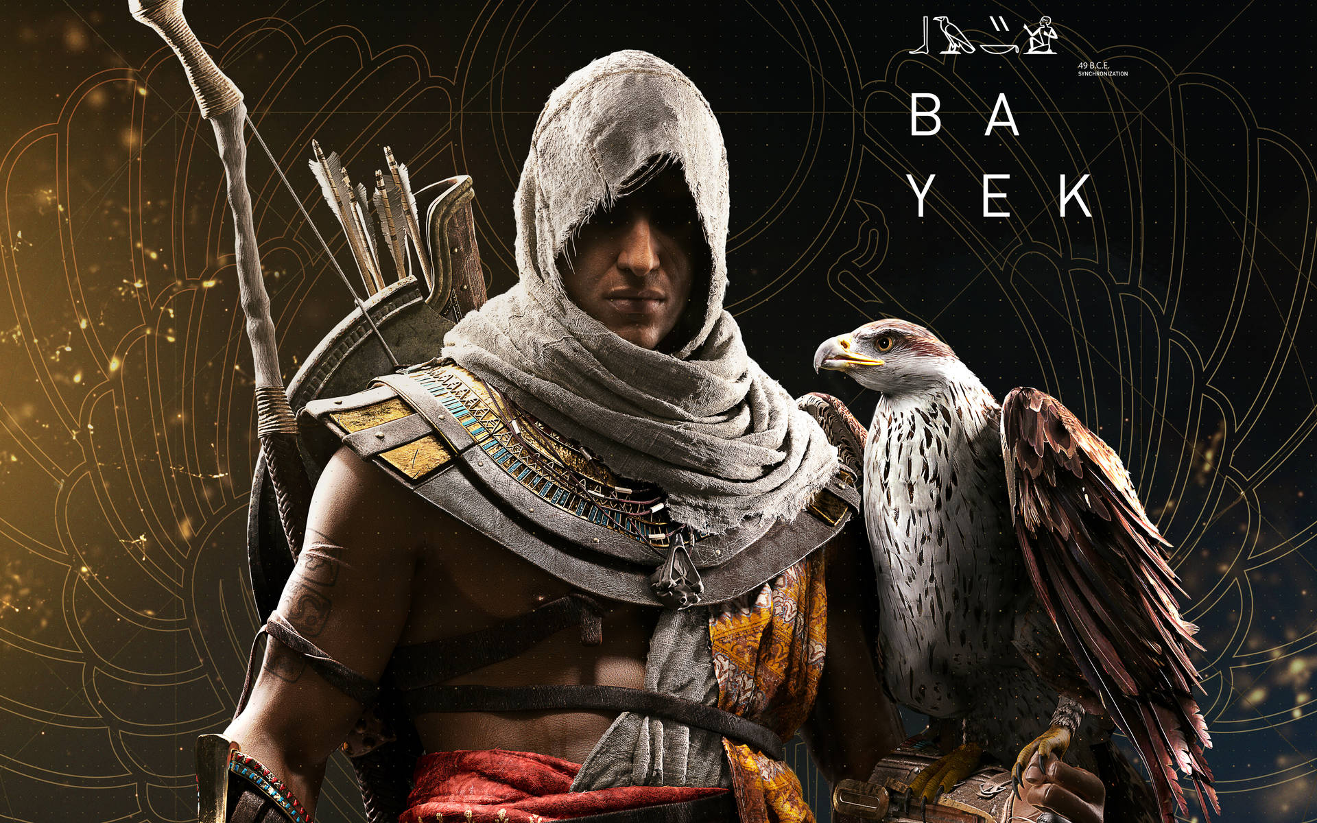 Assassins Creed Origins Bayek Poster Background
