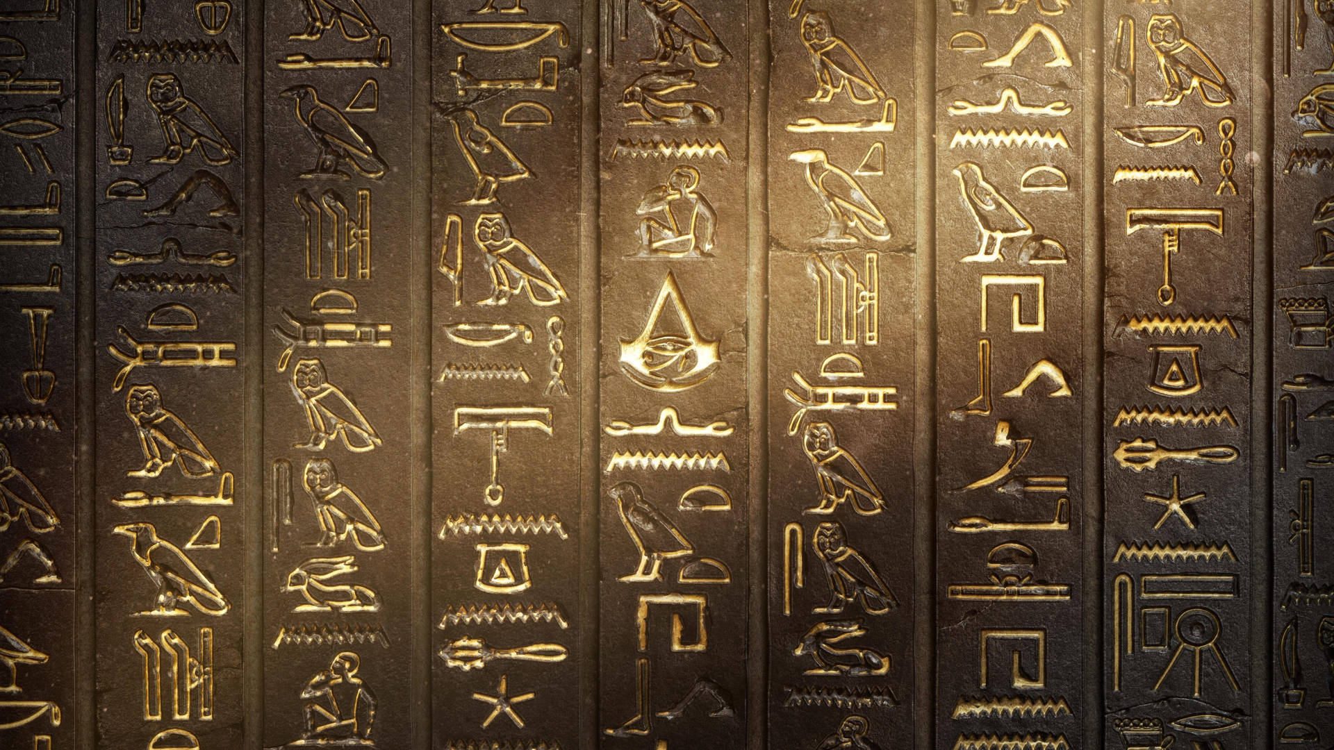 Assassin’s Creed Origins, Discovering The Hieroglyphics Background