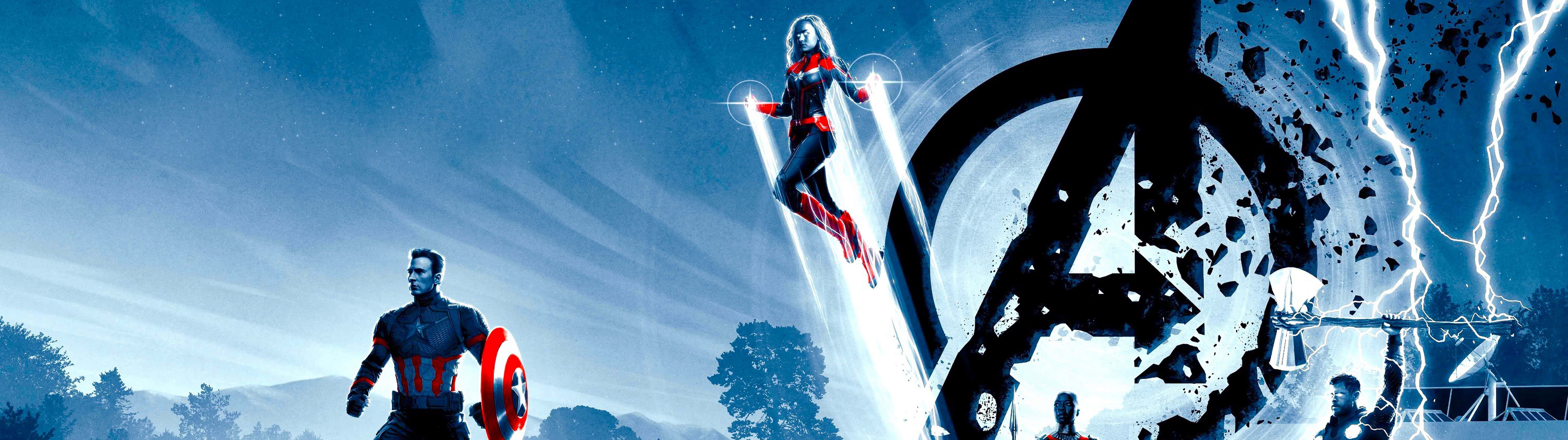 Assemble The Avengers With Avengers Dual Screen Background