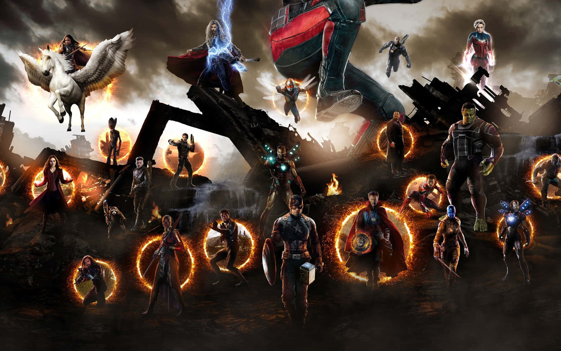 Assemble The Heroes Background