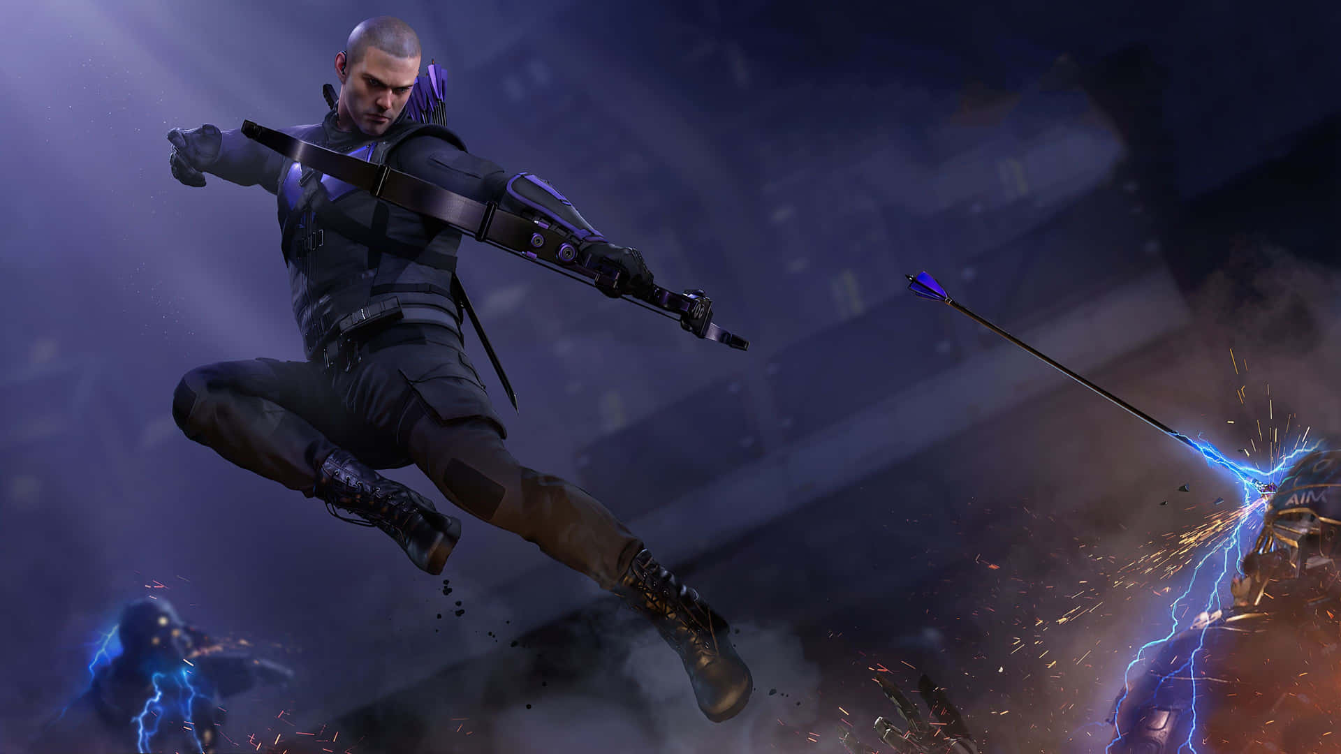 Assemble Your Team And Get Ready To Conquer The Marvel Avengers Game Background