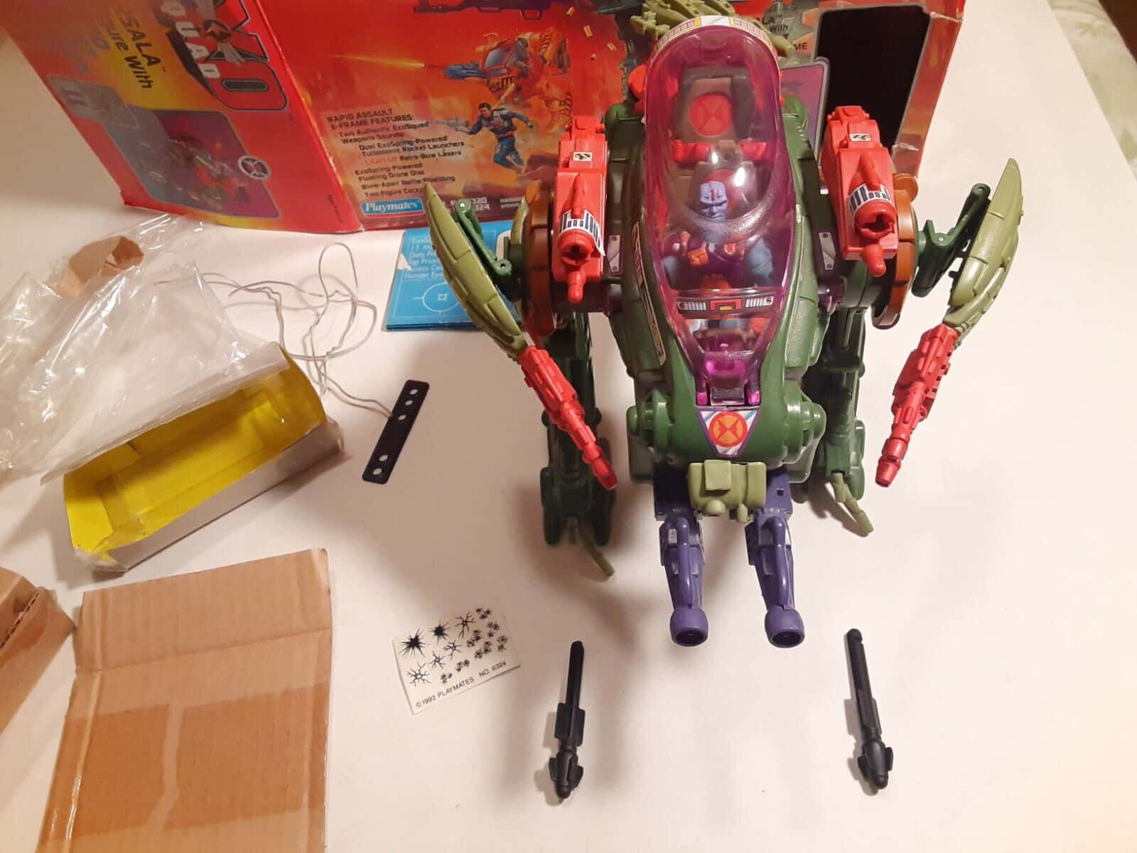 Assembling Robotech Exosquad Background