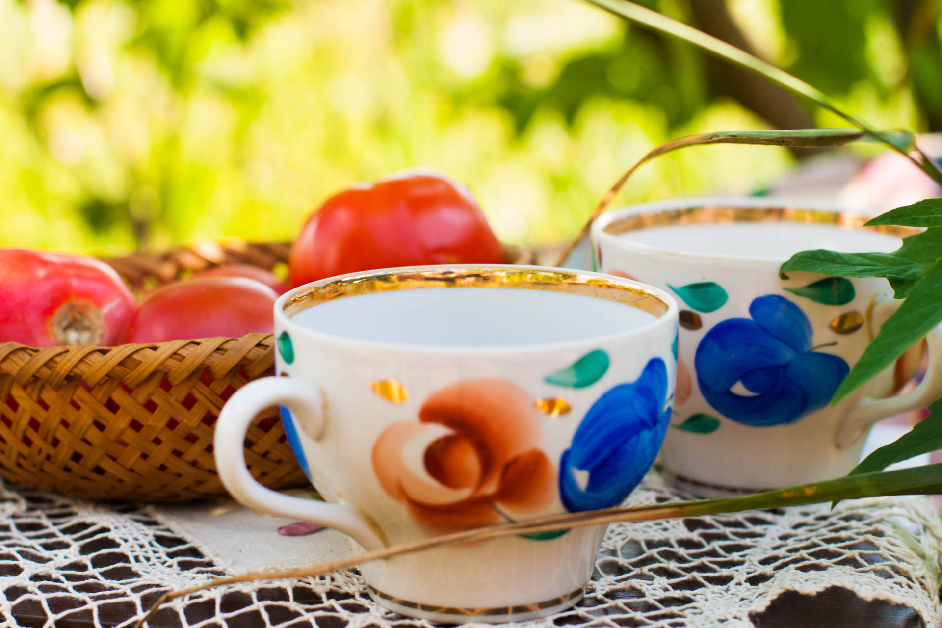 Assorted Floral Ceramic Teacups