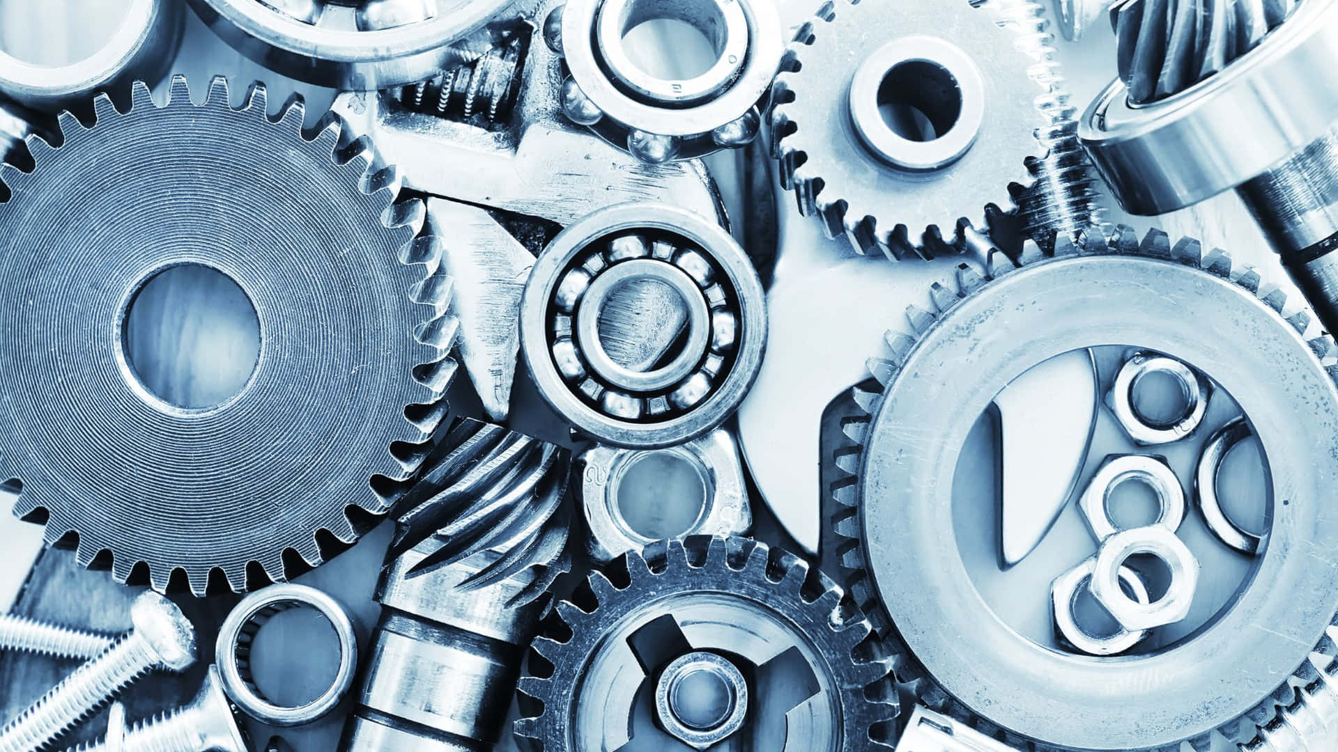 Assorted Mechanical Parts Background Background