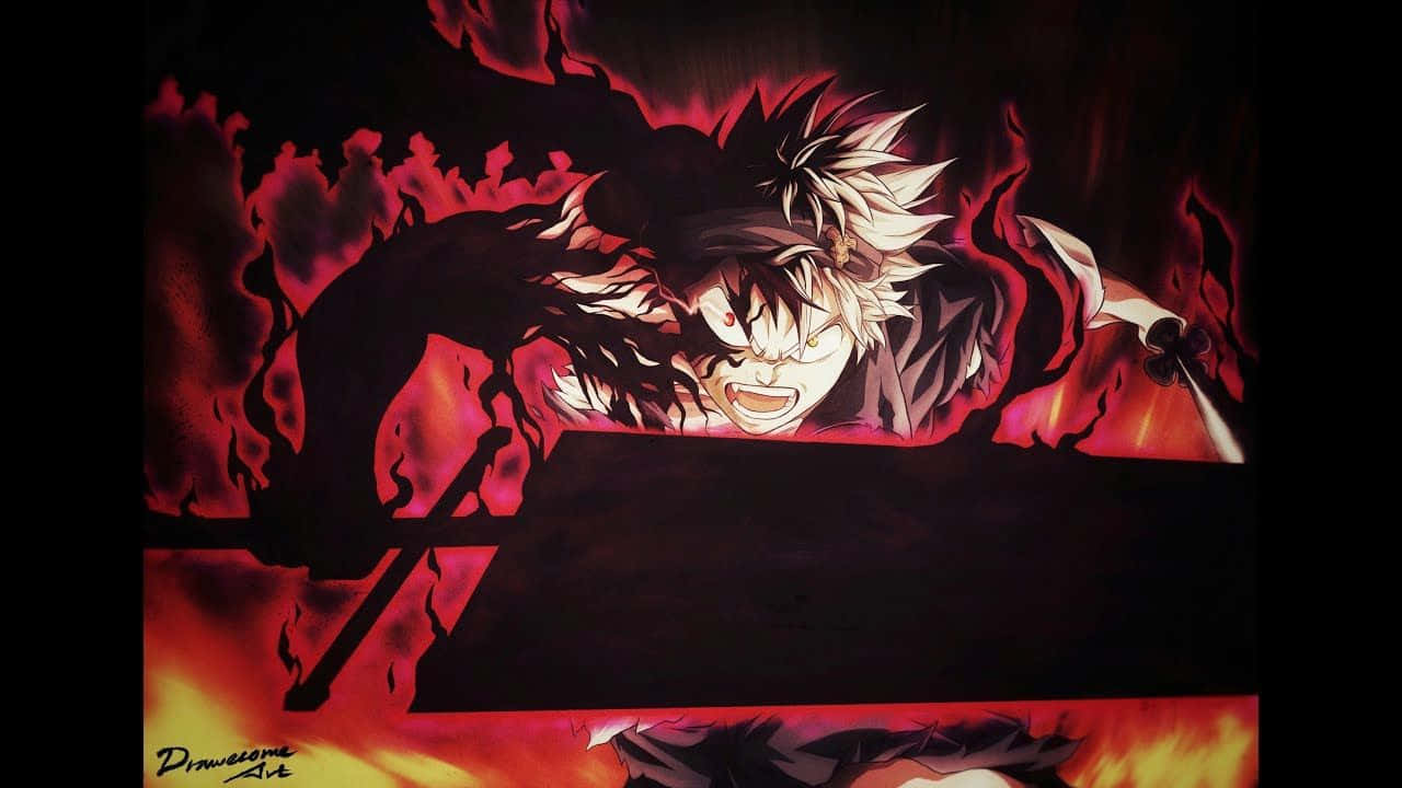 Asta Demon - A Powerful Wizard From Black Clover Background