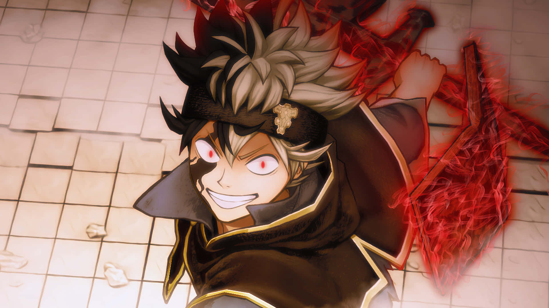 Asta Demon Exerts His Demonic Power Background
