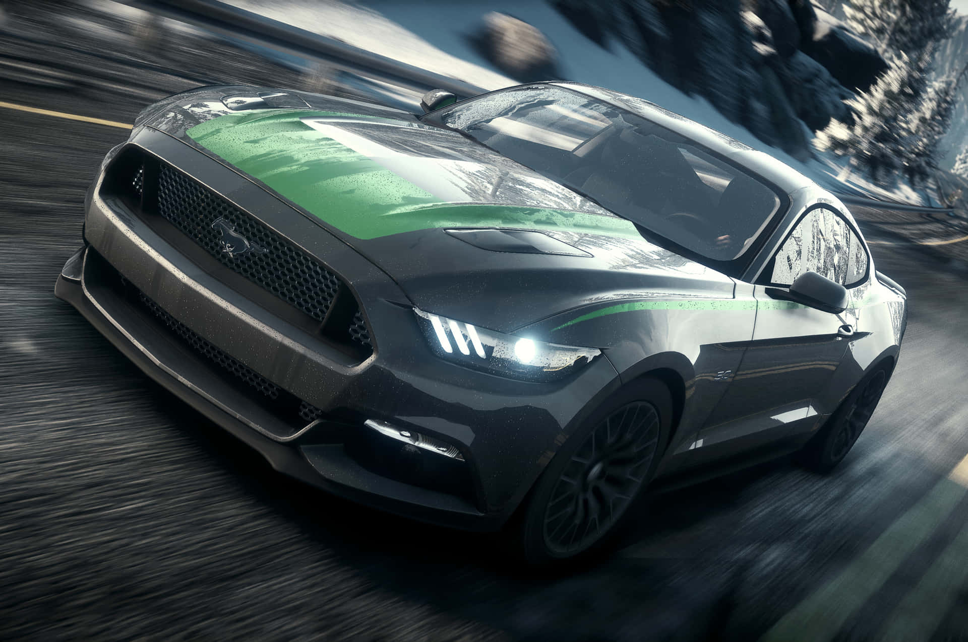 Aston Martin Vanquish In Need For Speed Game Background