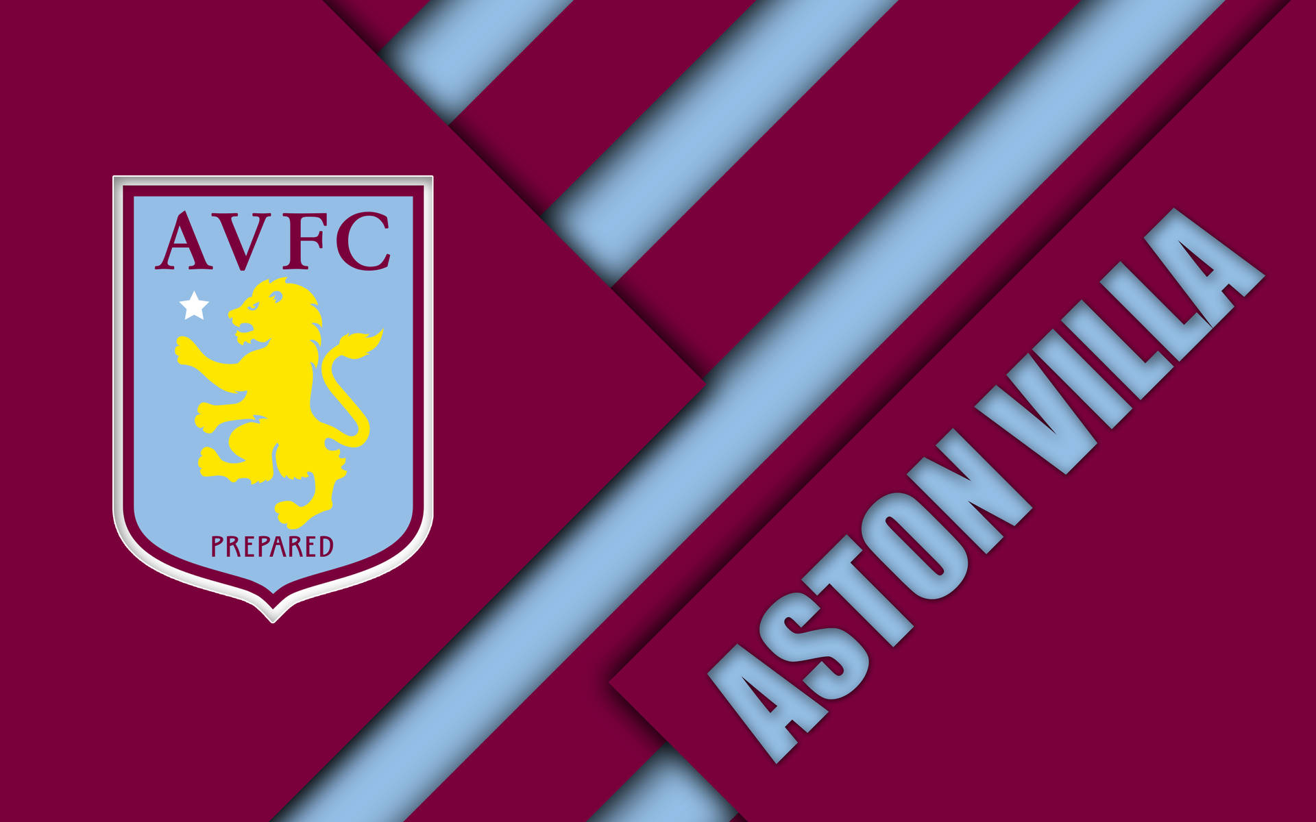 Aston Villa Amazing Logo Art Background