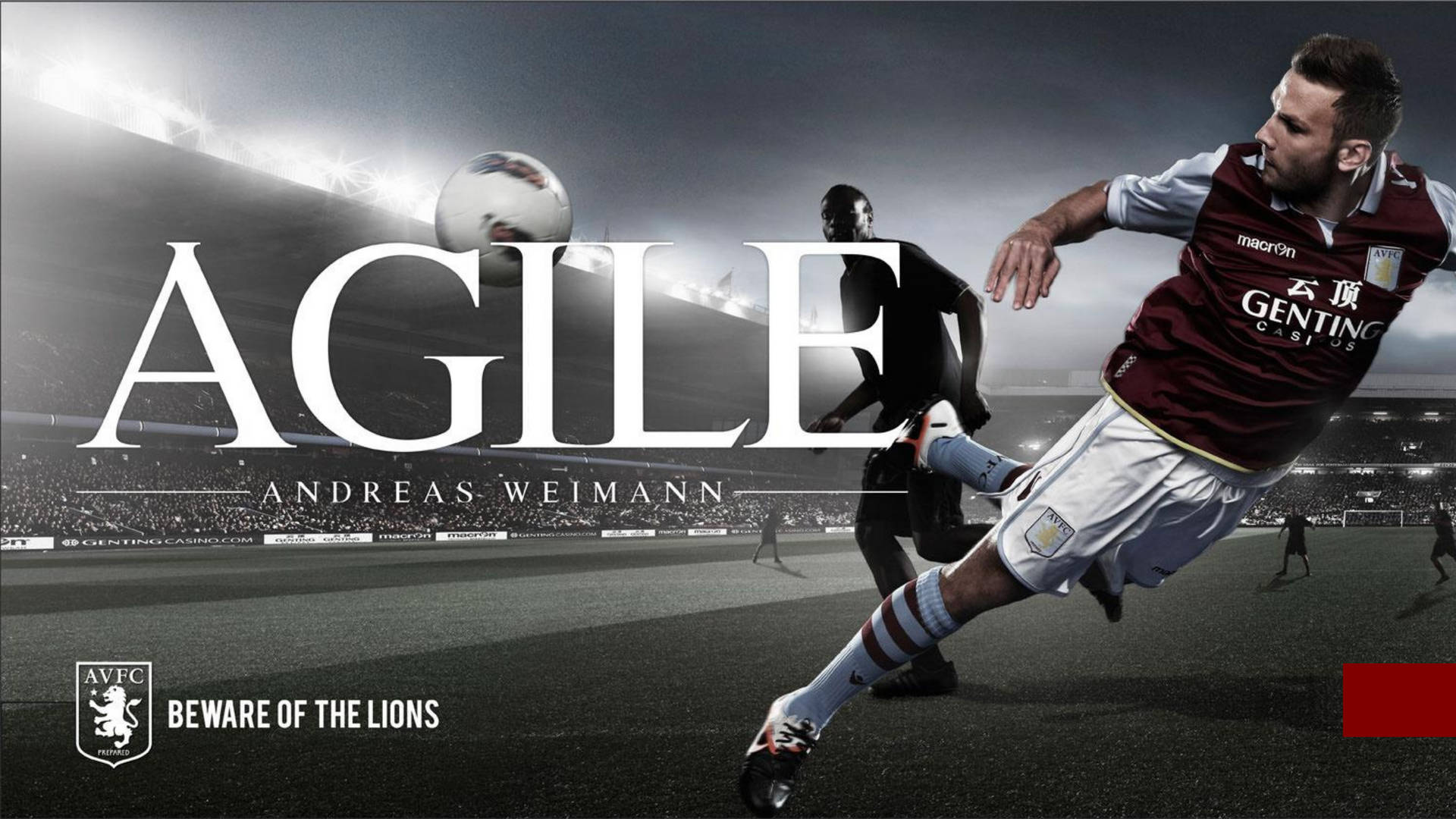 Aston Villa Andreas Weimann Poster Background