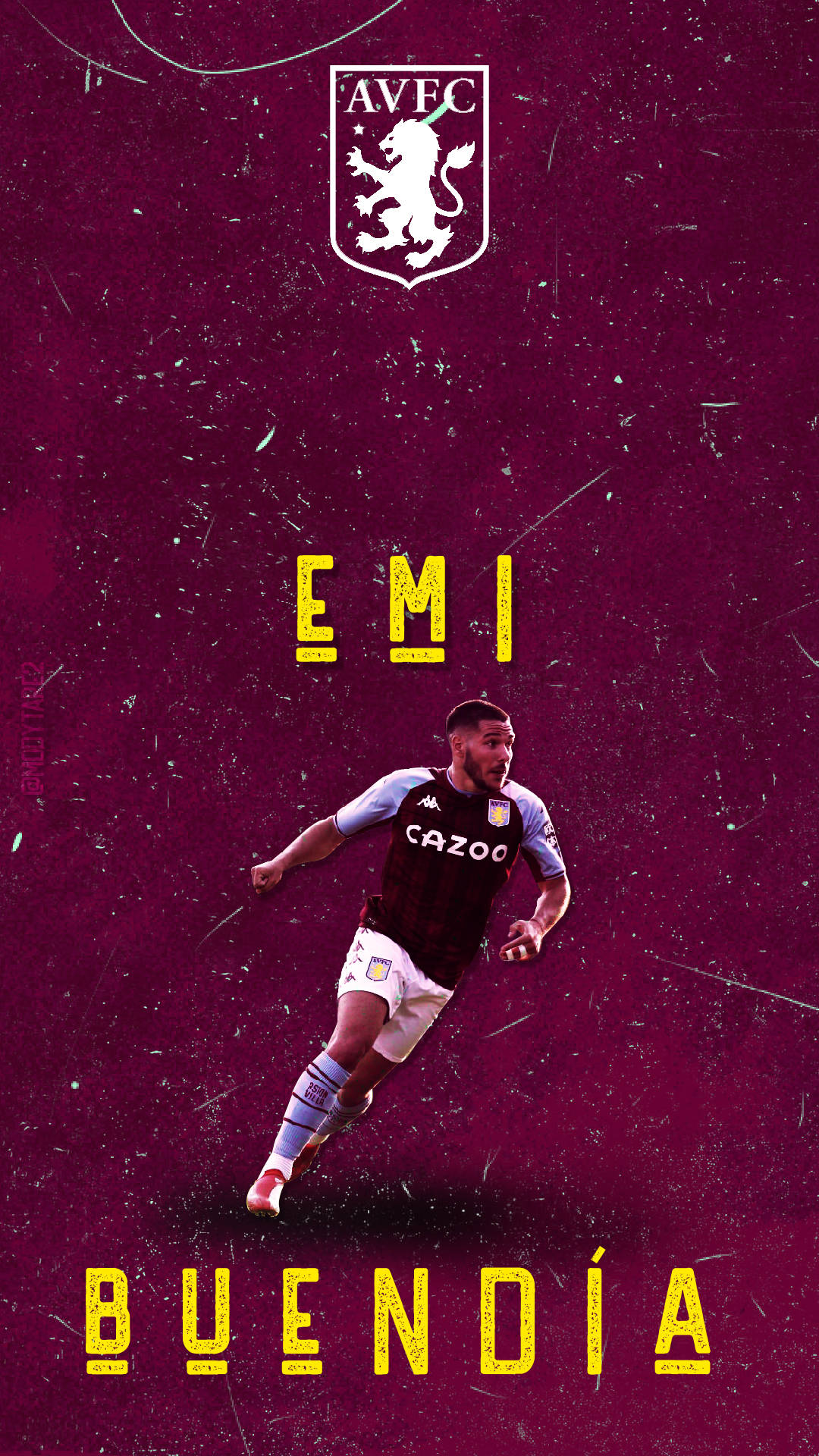 Aston Villa Emi Buendia Poster Background