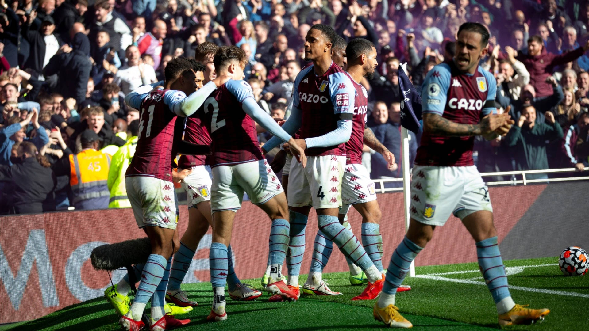 Aston Villa Fc Celebrating Background