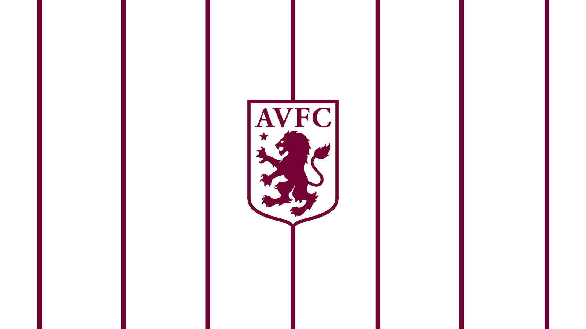 Aston Villa Fc Red And White Background