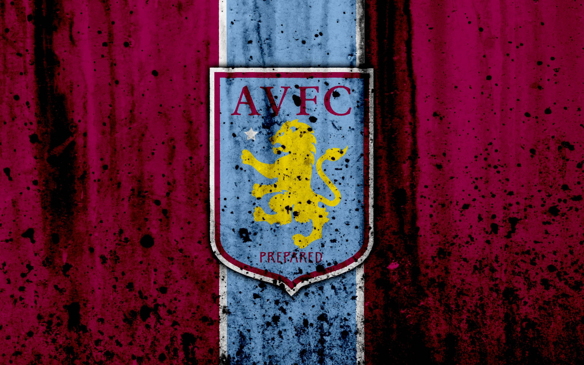 Aston Villa Fc Splatter Background