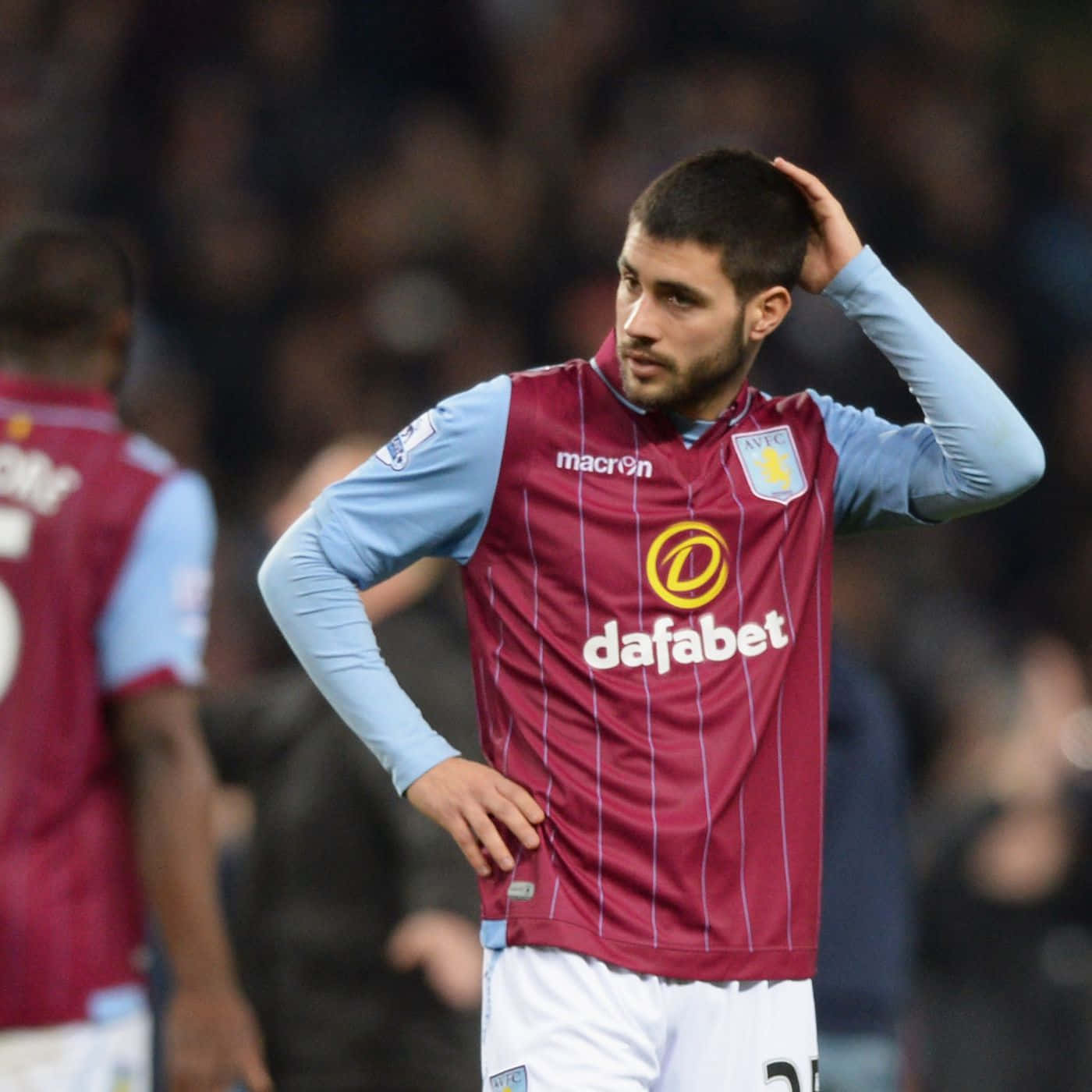 Aston Villa Football Player Carles Gil Background