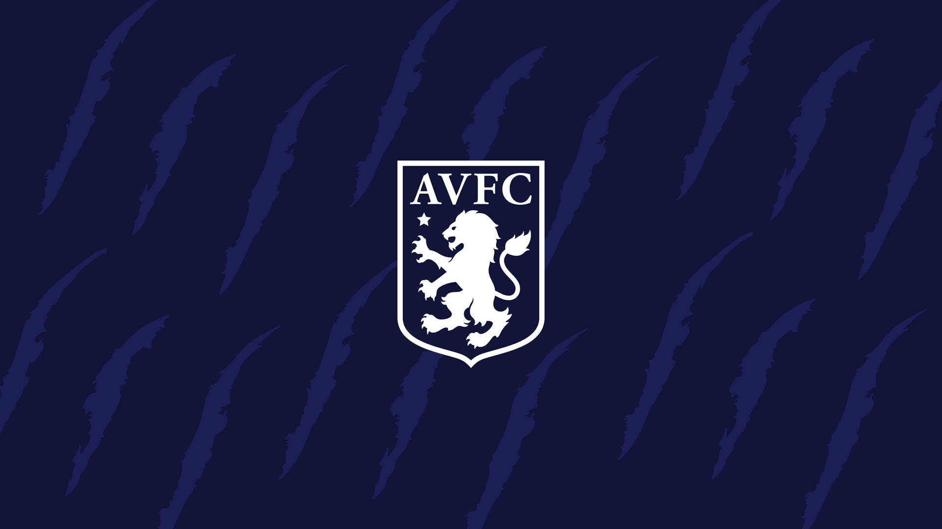 Aston Villa Logo On Blue Background