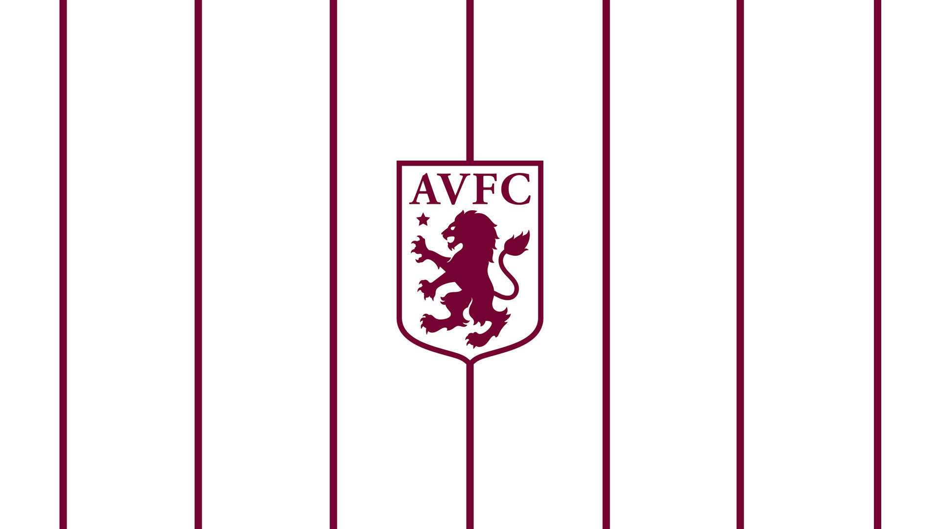 Aston Villa Minimalistic Logo Art Background