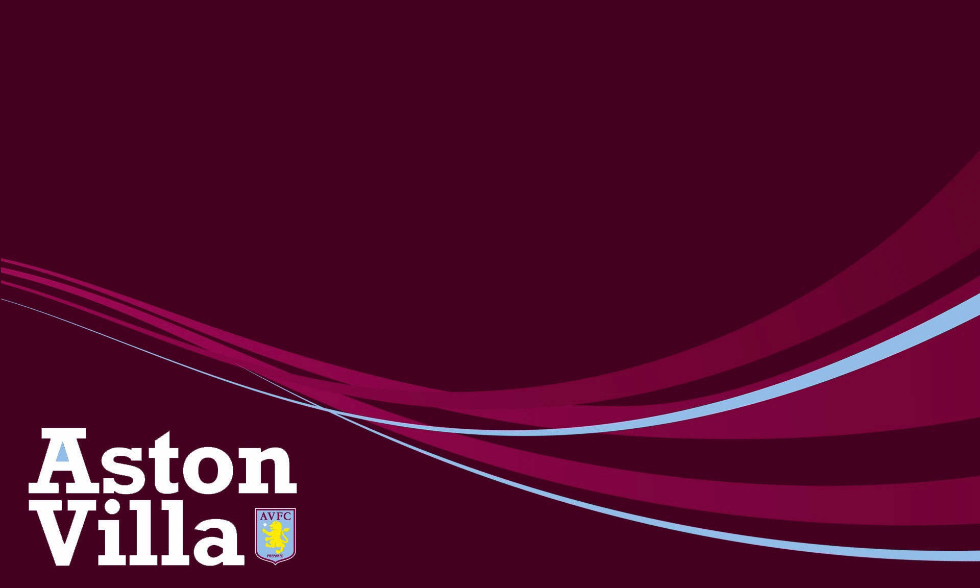 Aston Villa Name Art Background