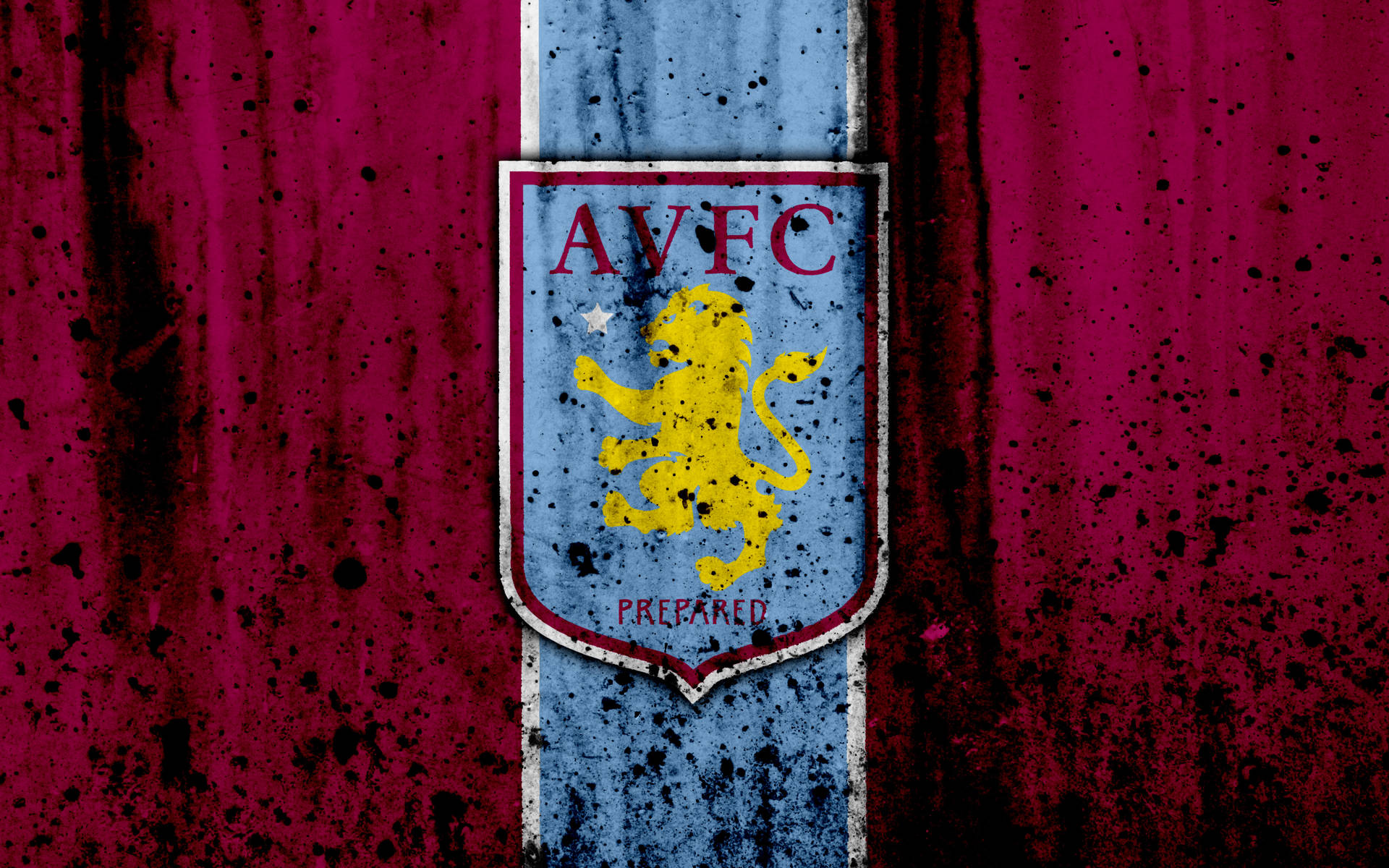 Aston Villa Red Logo Art Background