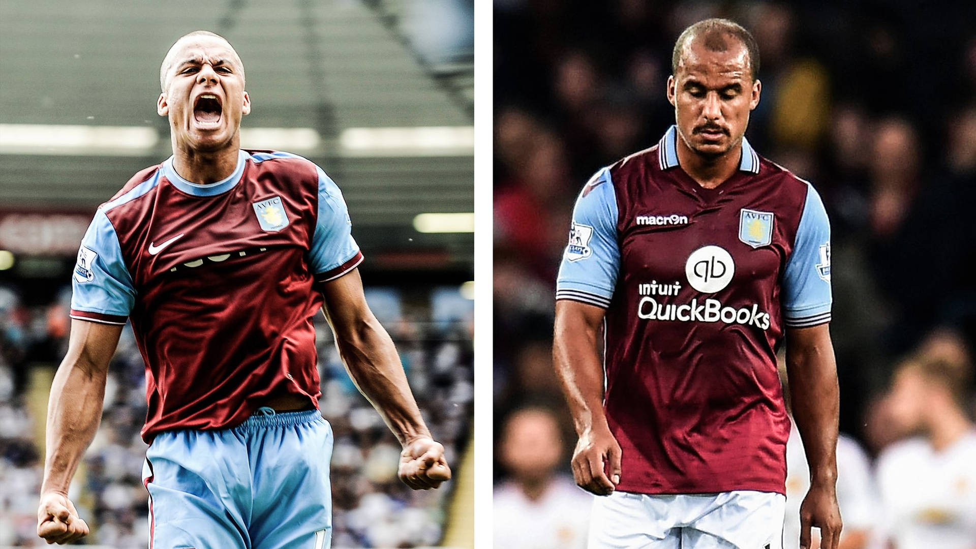 Aston Villa's Abgonlahor Collage