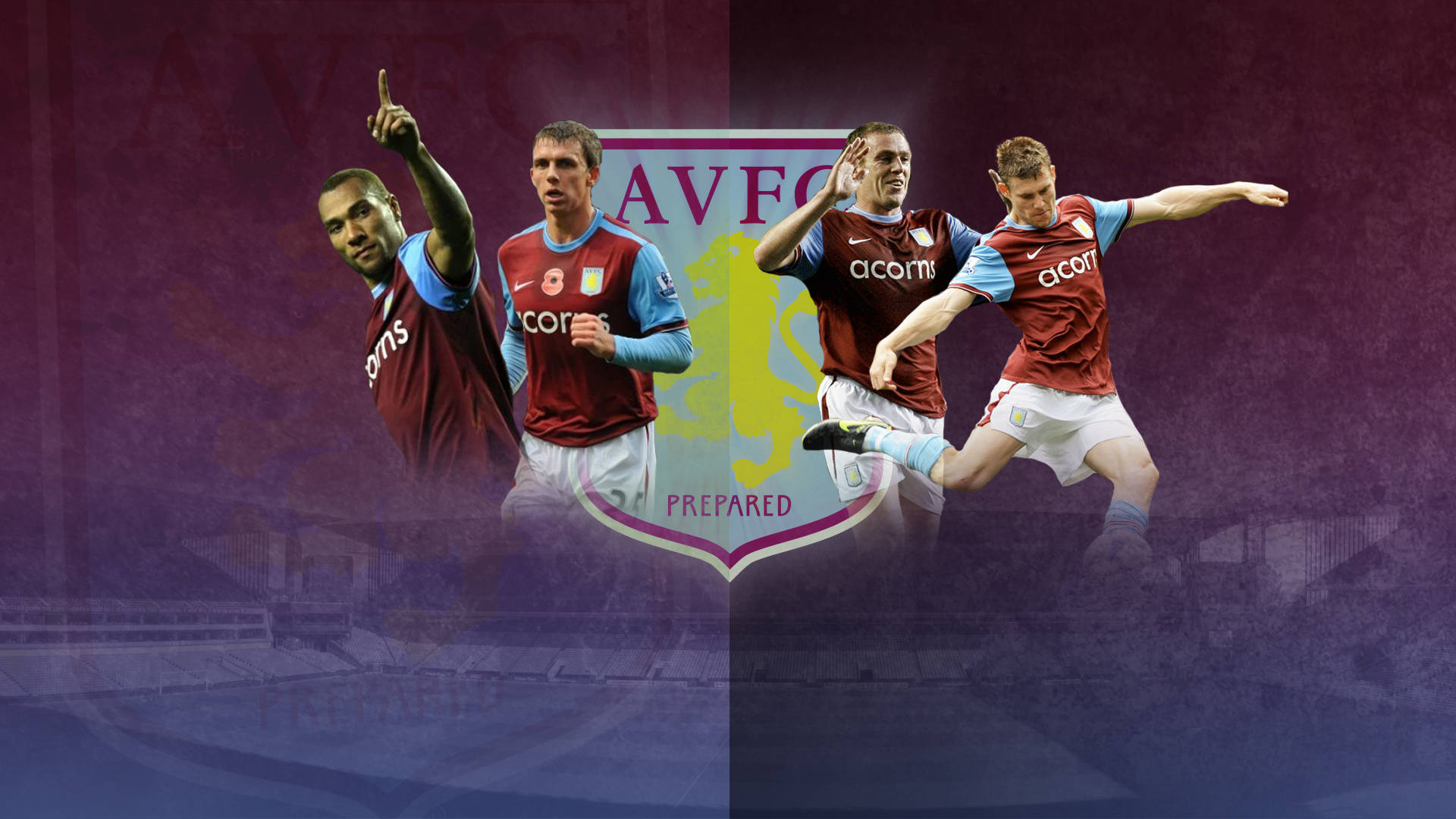 Aston Villa Team Poster Background