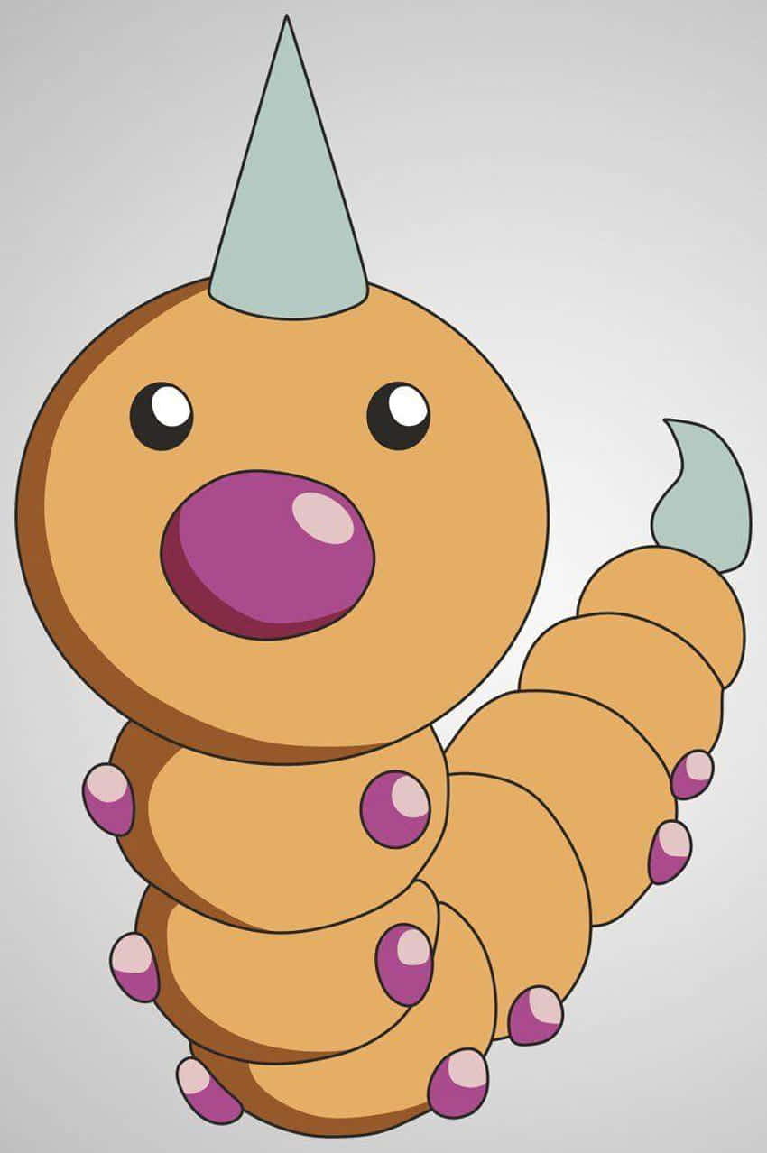 Astonishing Close-up Of Weedle In Pokémon Go Background
