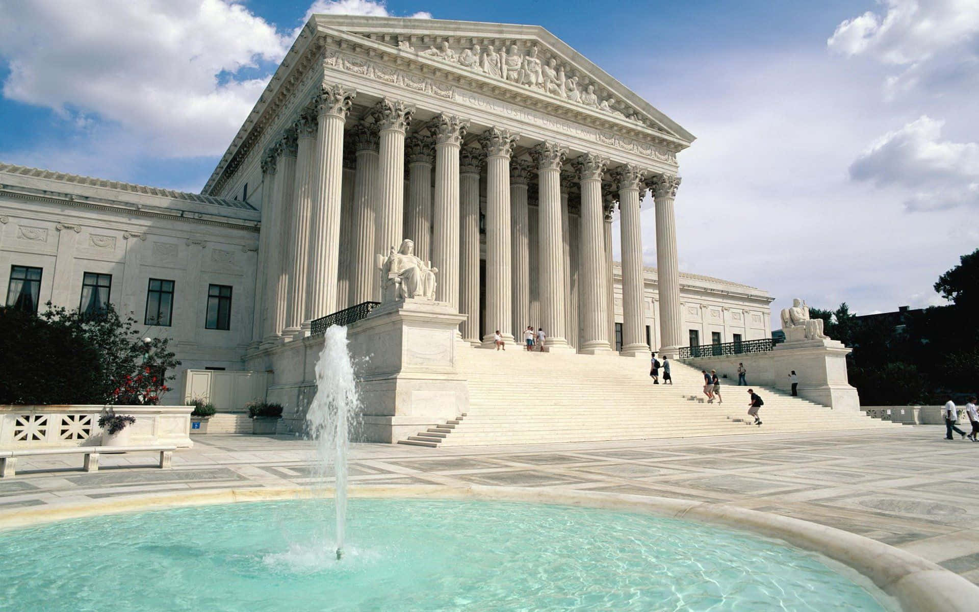 Astonishing Supreme Court Daytime View Background