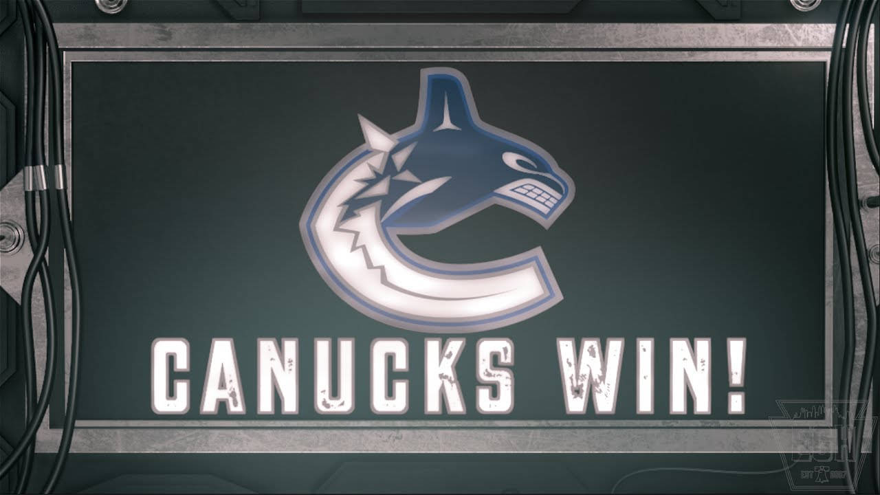 Astonishing Victory Moment Of Vancouver Canucks Background