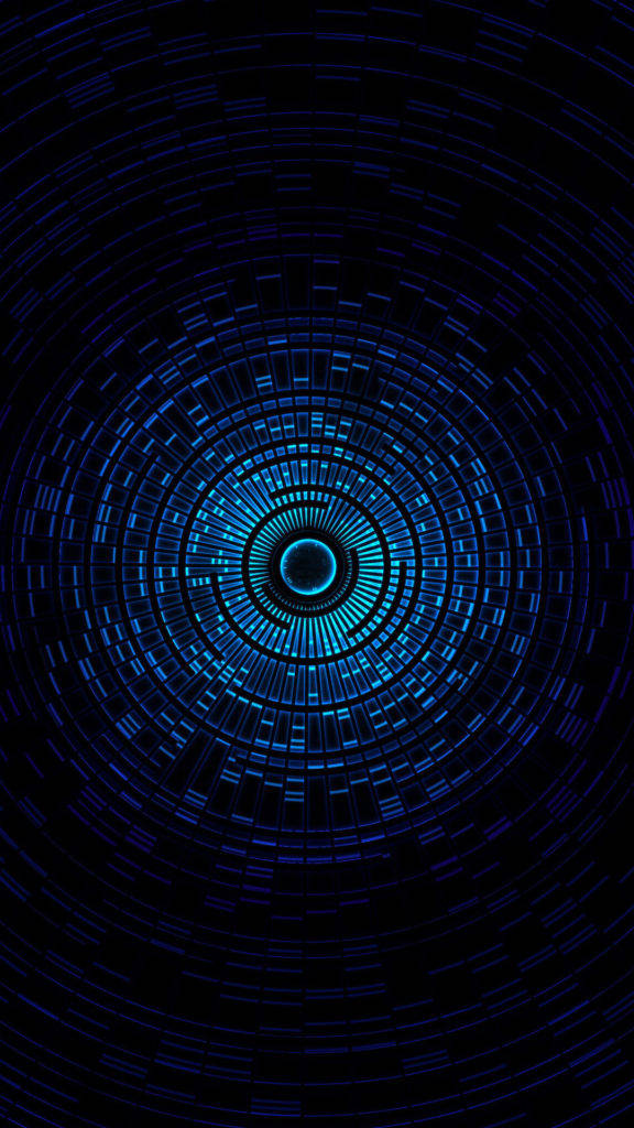 Astounding Abstract Circle Android Phone Background