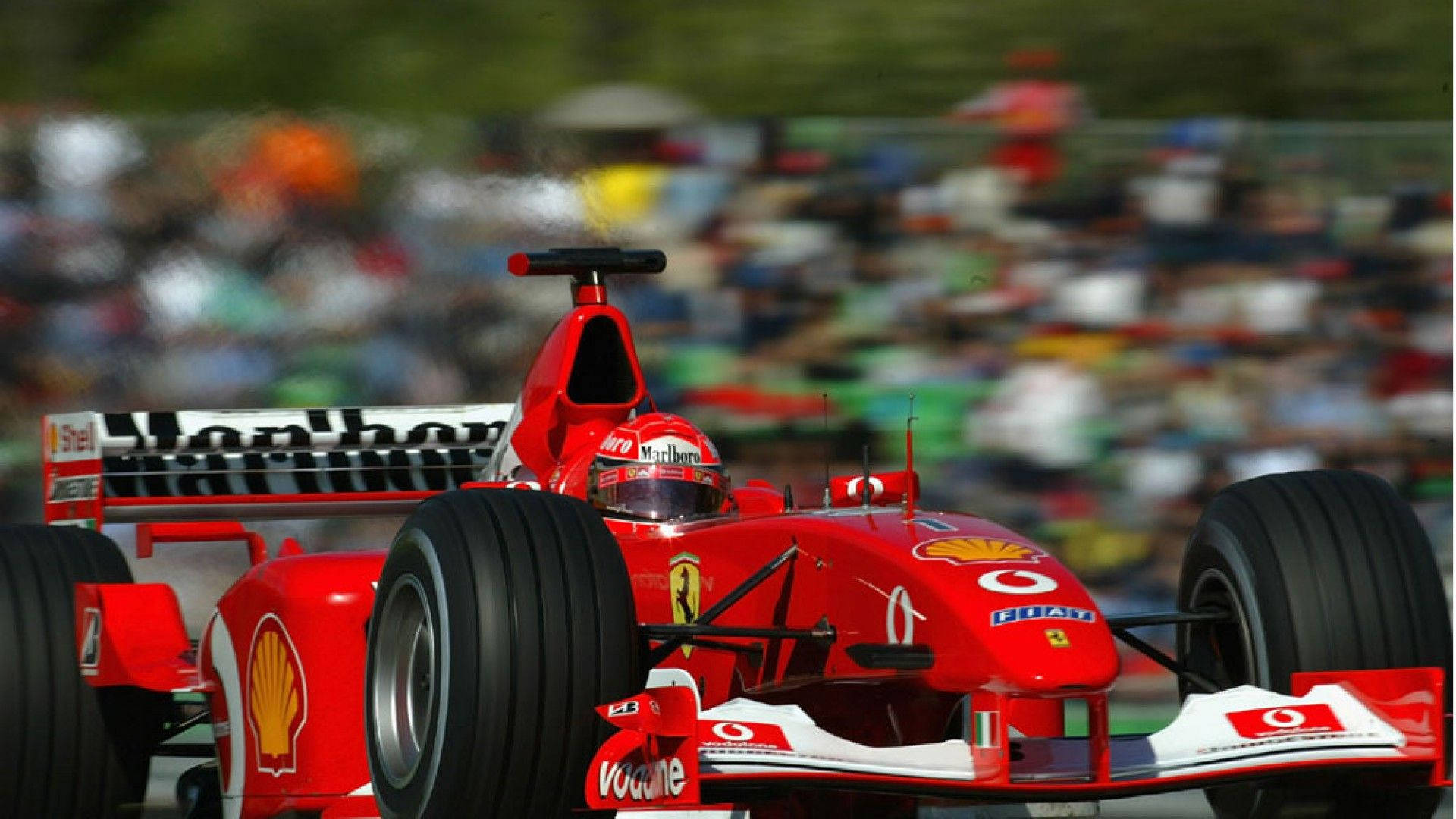 Astounding Racer Michael Schumacher Background