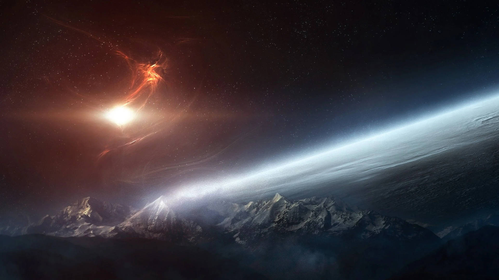 Astounding Space 2560x1440 Background