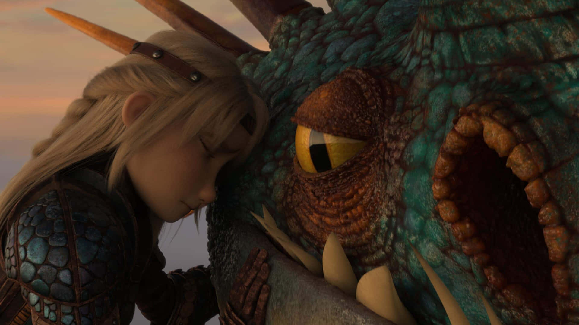 Astrid And Stormfly From How To Train Your Dragon The Hidden World