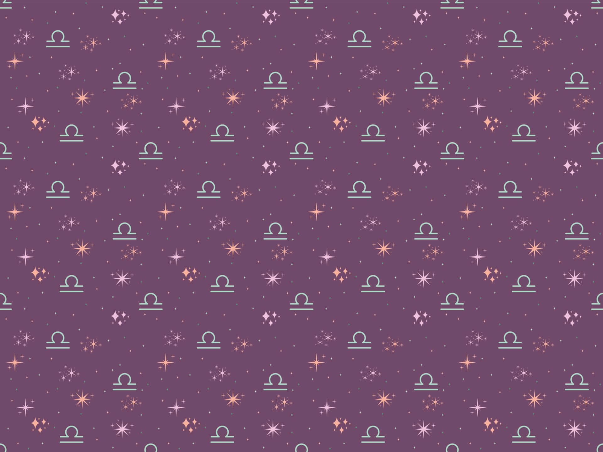 Astrological Symbols Pattern Background