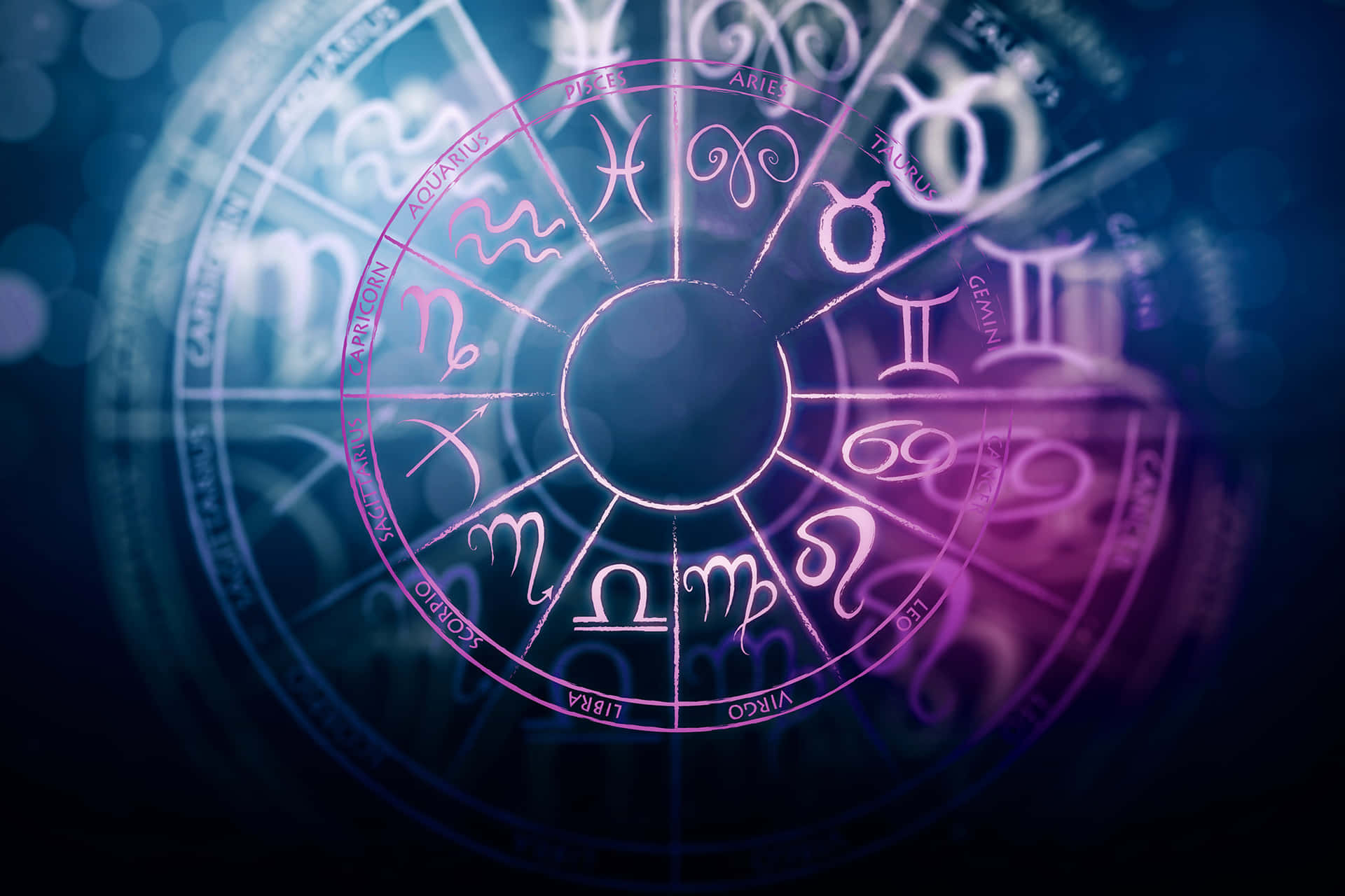 Astrological_ Zodiac_ Wheel_and_ Symbols Background