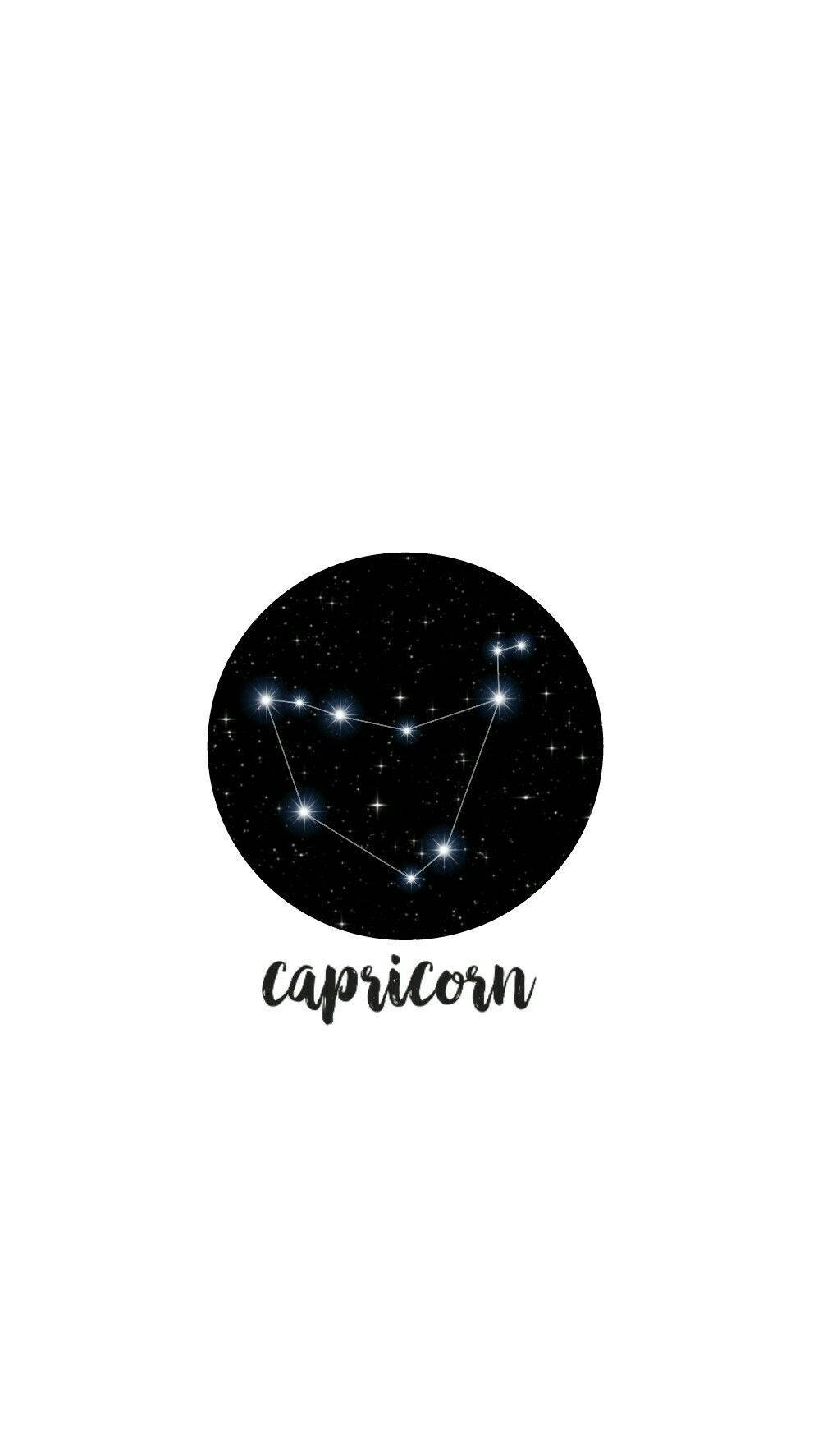 Astrology Capricorn Minimalist Background