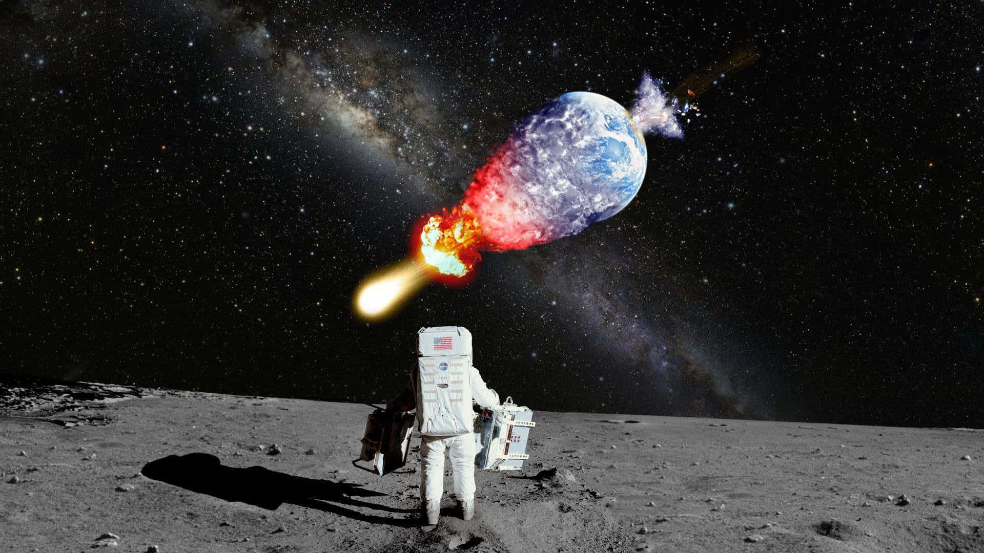 Astronaut Desktop | Dream Of Exploring Space Background