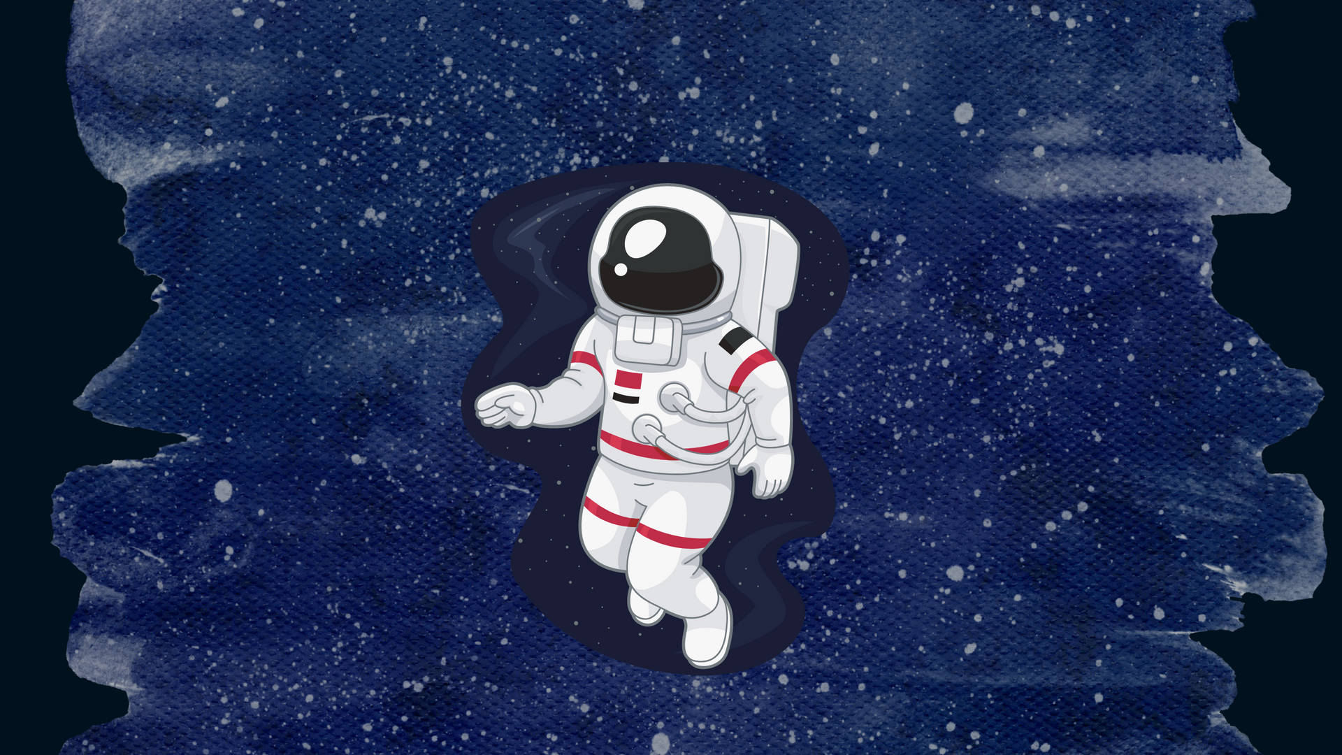 Astronaut In Blue Galaxy Fantasy