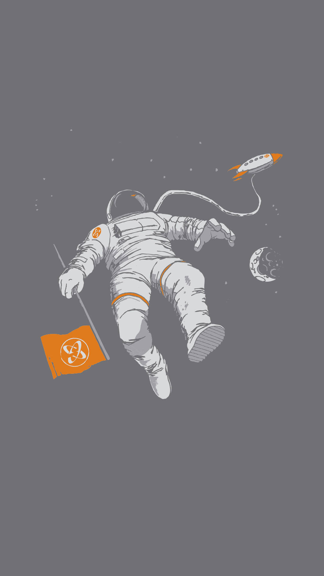 Astronaut In Gray Space