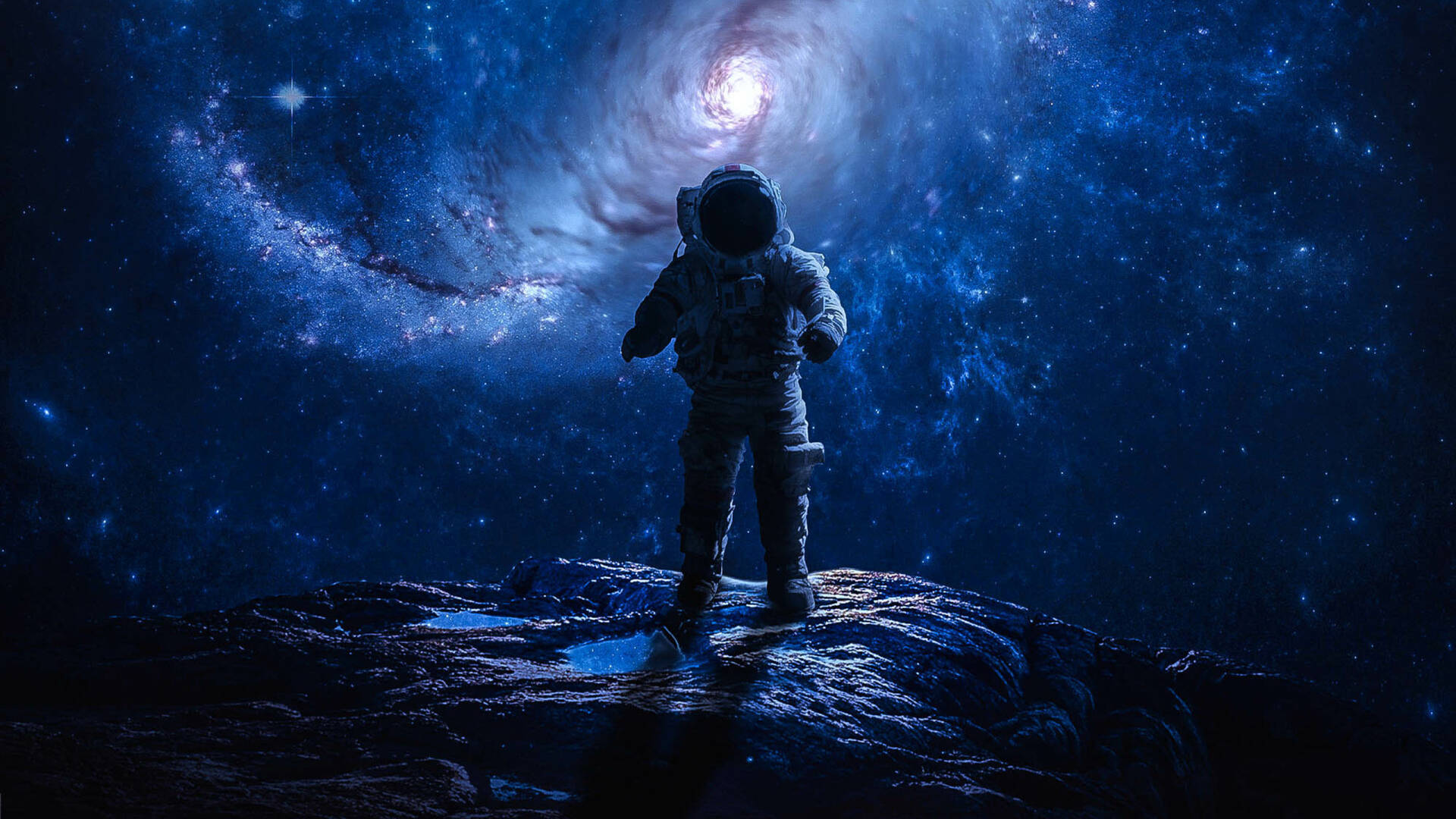 Astronaut In Space 2560x1440 Background