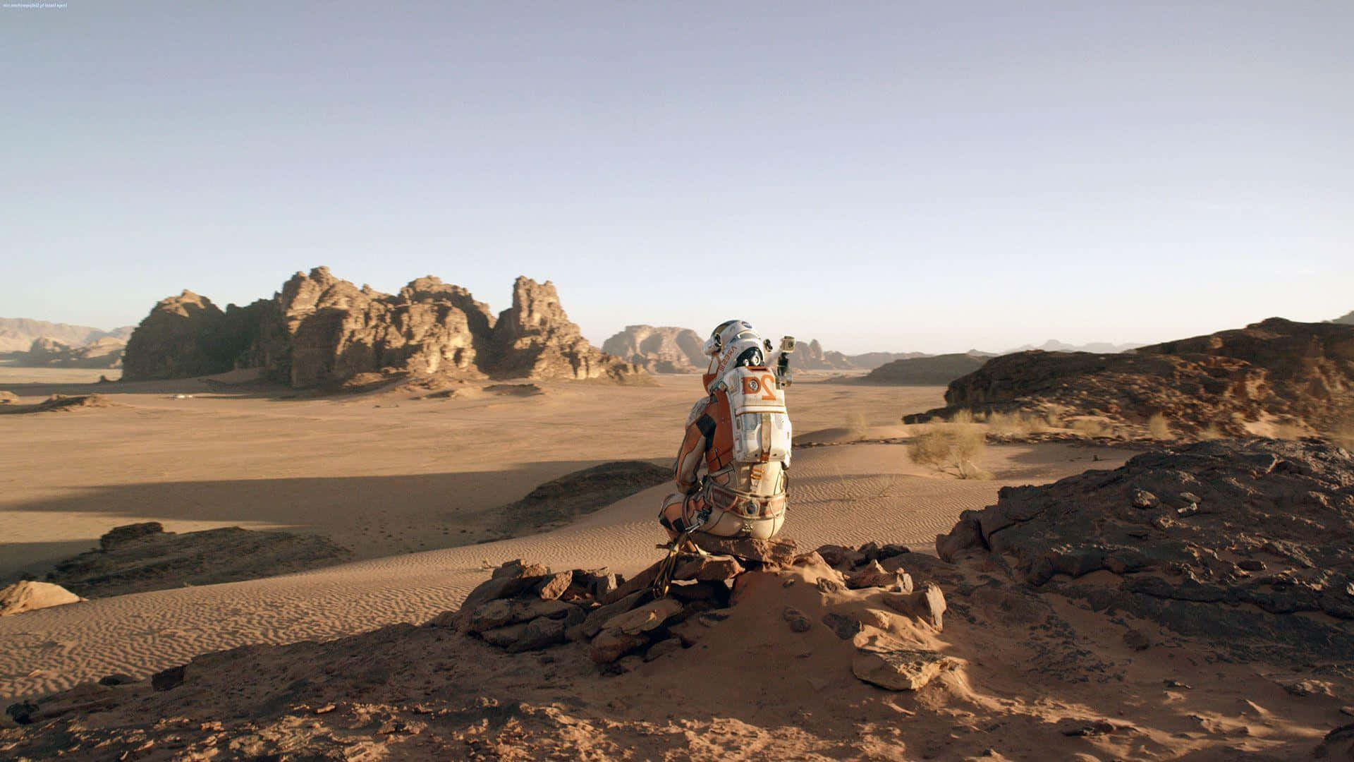 Astronaut Mark Watney In The Martian Movie Background