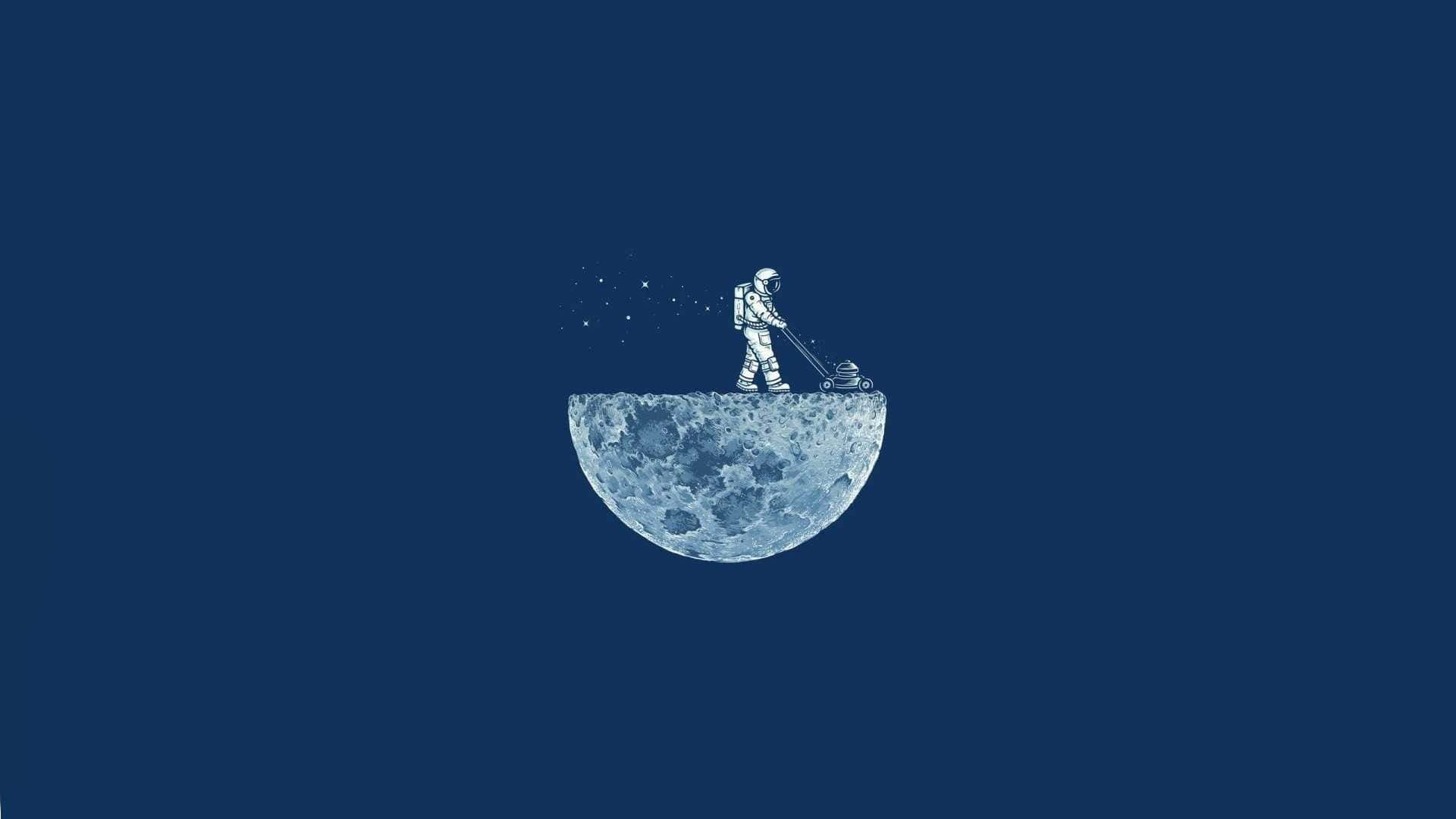 Astronaut Minimalist Hd Background