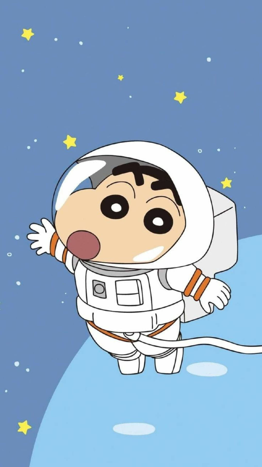 Astronaut Shinchan Aesthetic