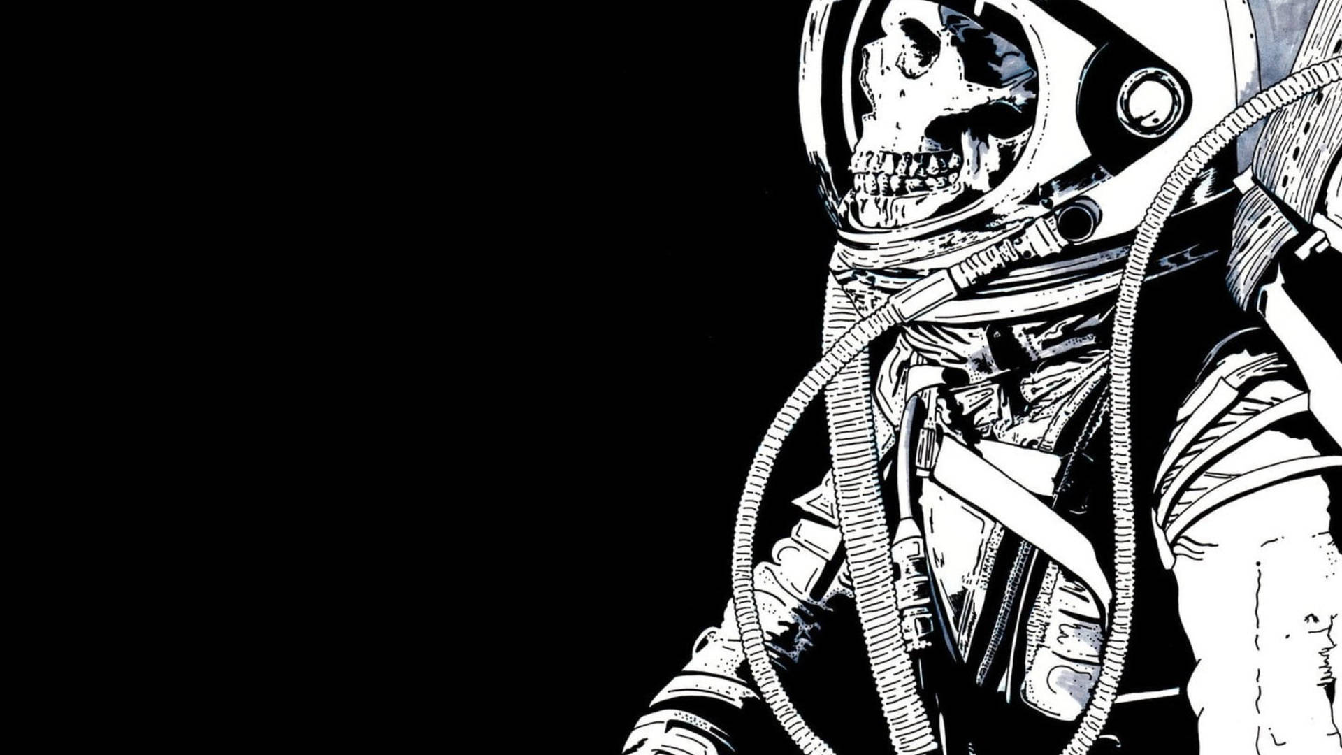 Astronaut Skeleton Desktop