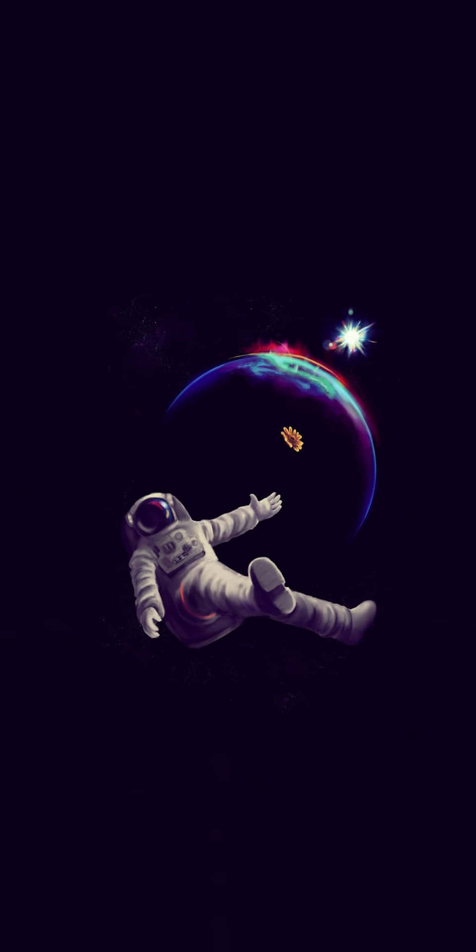 Astronaut_ Spacewalk_ Artistic_ Rendering Background