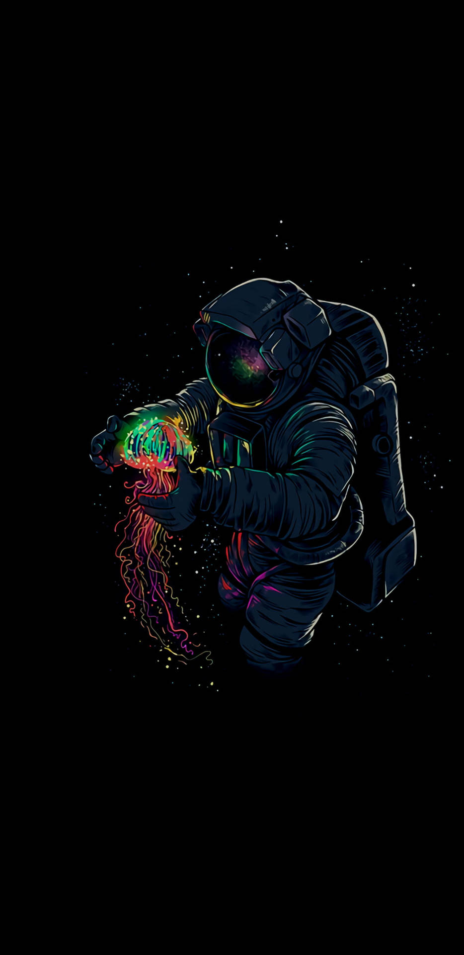 Astronaut With Jellyfish 2k Amoled