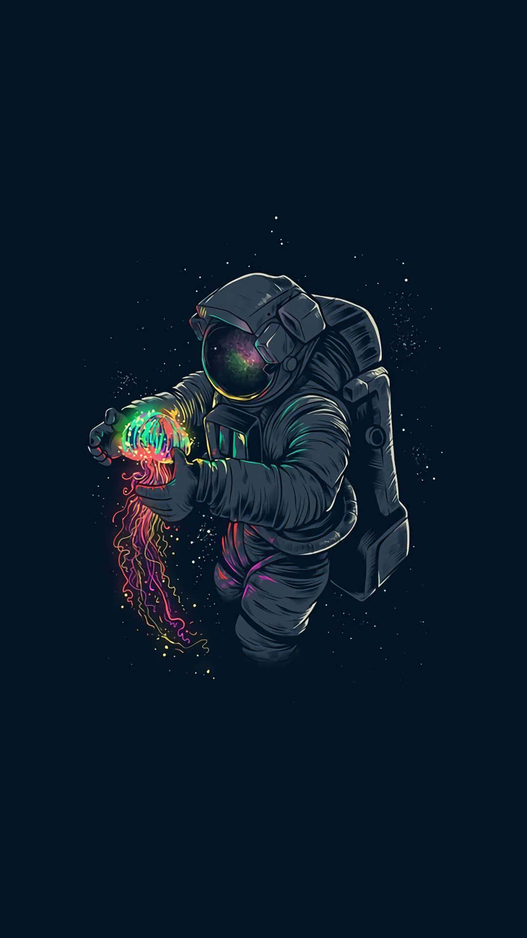 Astronaut_with_ Jellyfish_ Artwork Background