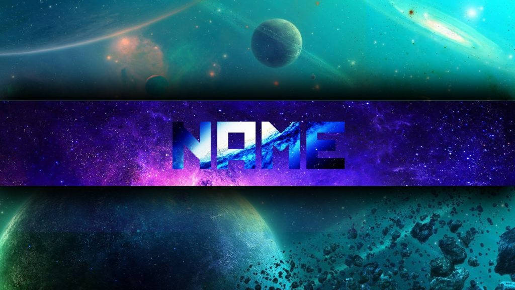 Astronomical Vibe Youtube Banner Background
