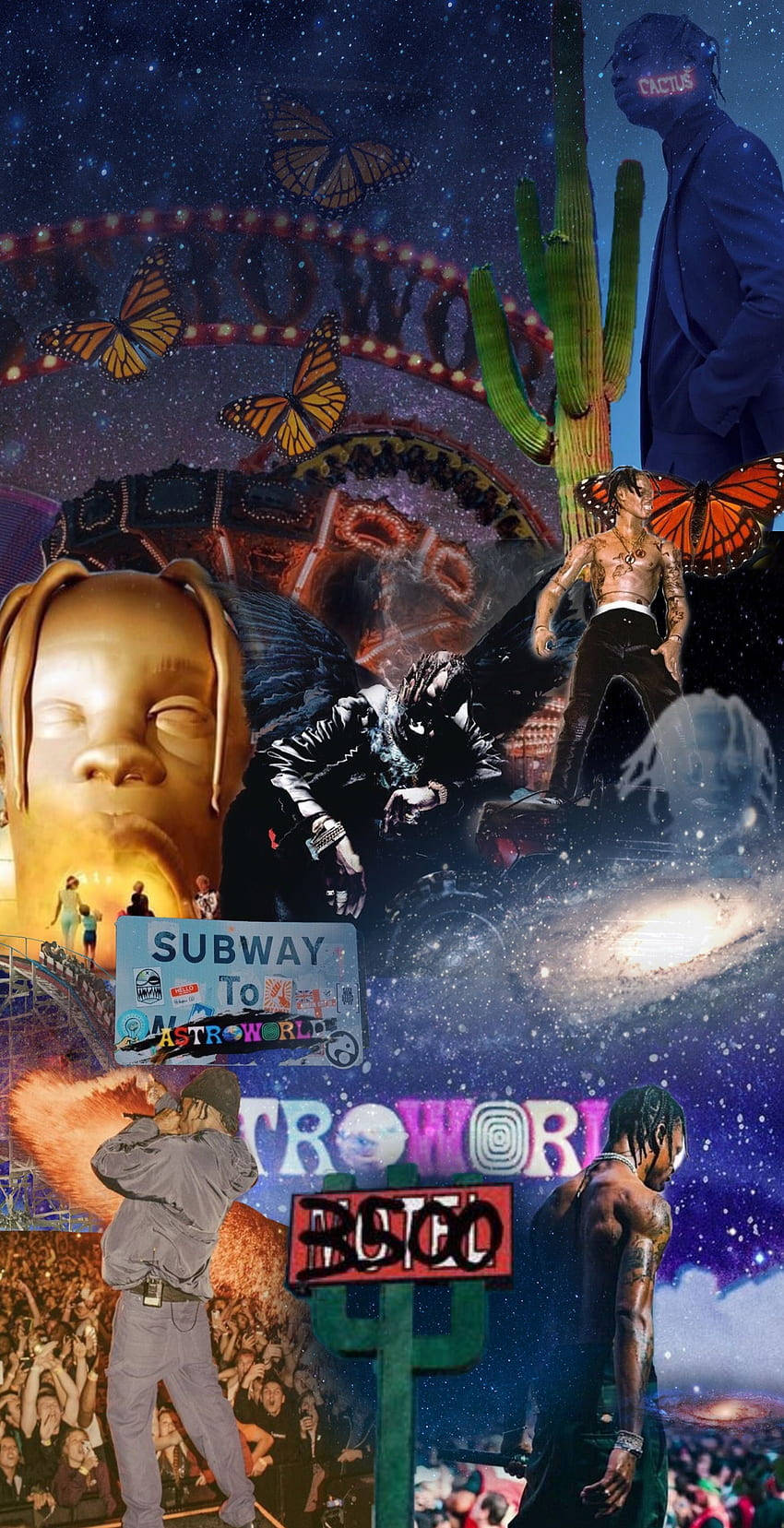 Astroworld Iphone Various Symbolisms Travis Scott Background