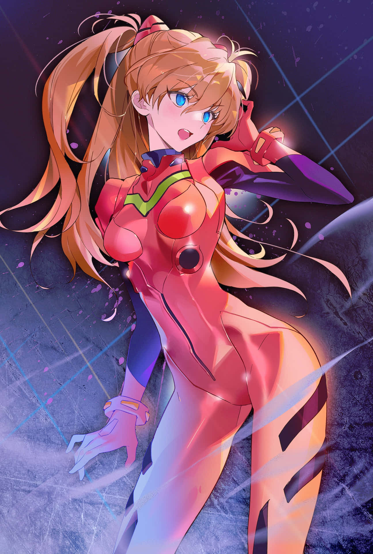 Asuka From Evangelion 30 10 Posing Background