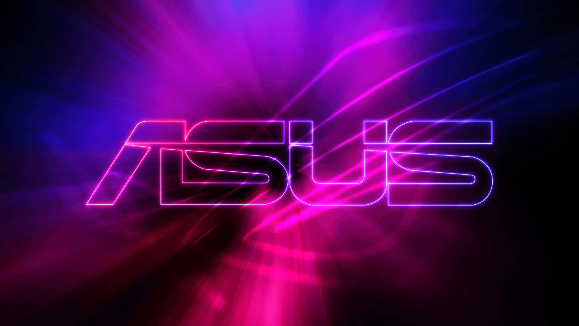 Asus Neon Glow Logo Background