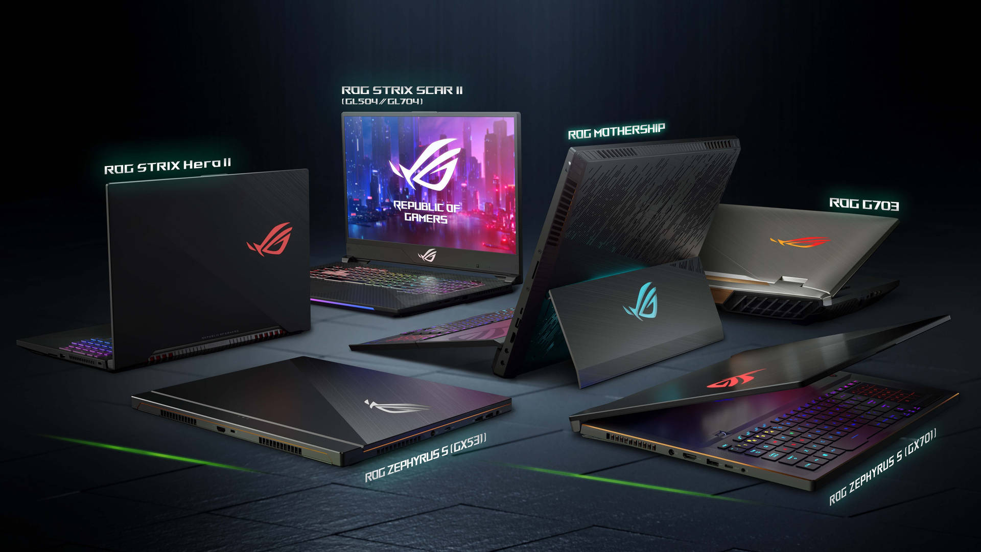 Asus Rog 4k Gaming Laptops Background